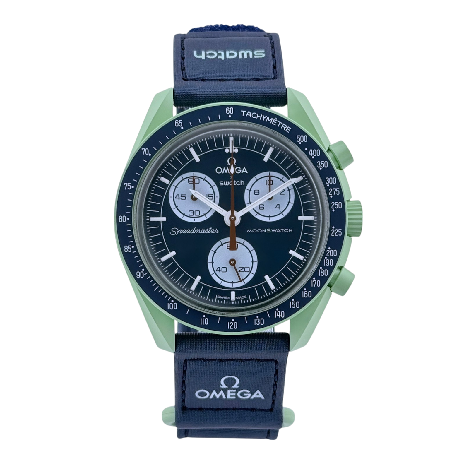 OMEGA × SWATCH MOONSWATCH EARTH Omega x Swatch Bioceramic Moonswatch - Your Watch Hub