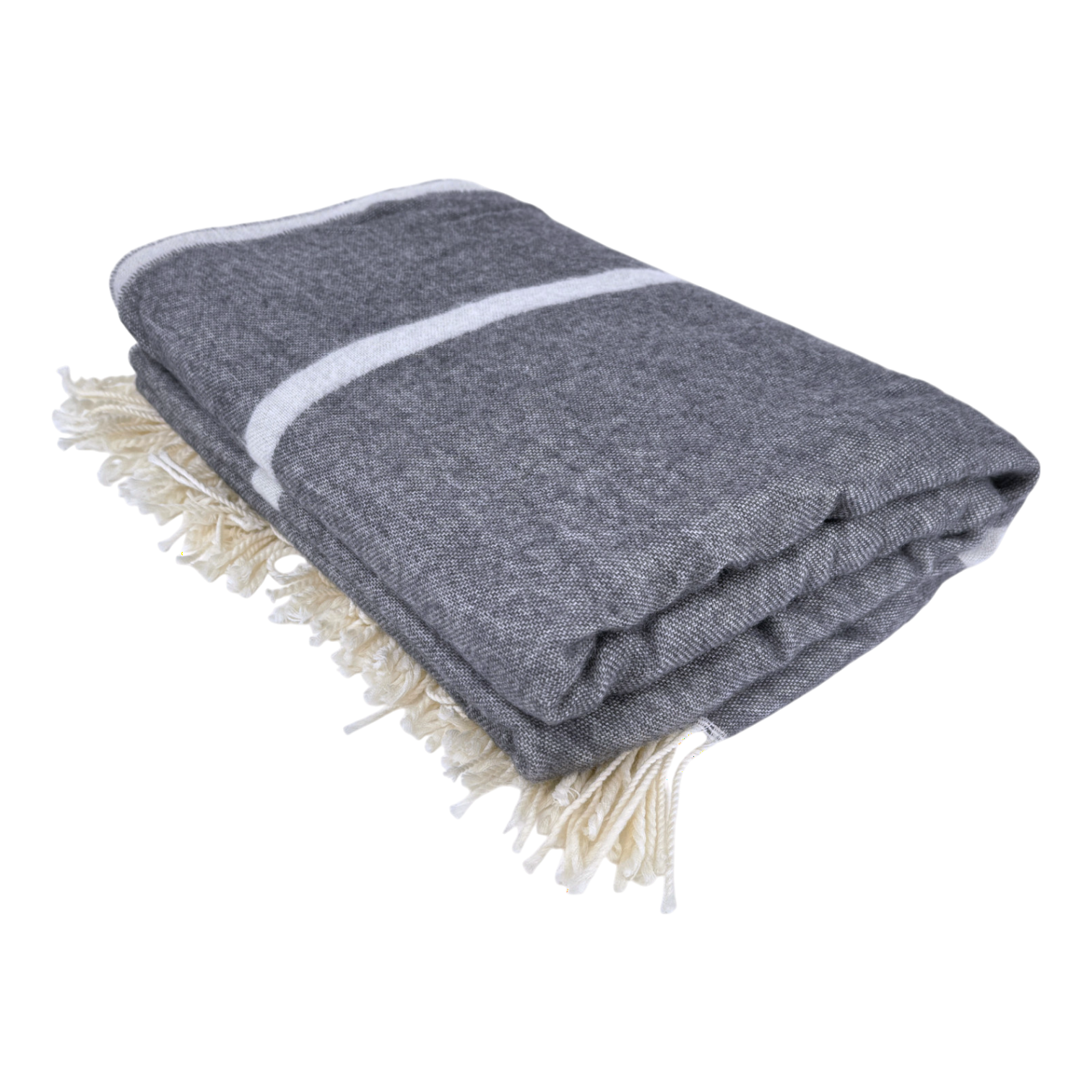 Patek Philippe Decke 100% Schurwolle Grau