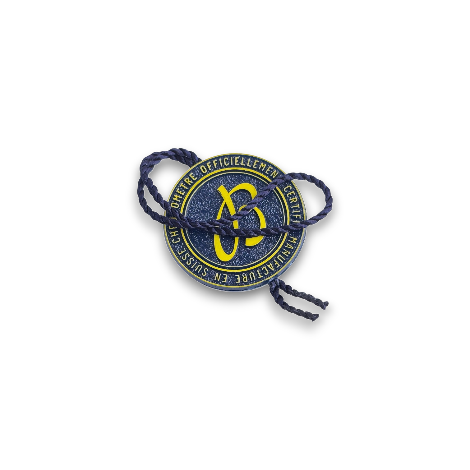 Breitling Chronometer Hang Tag Siegel Anhänger Blau, Gelb