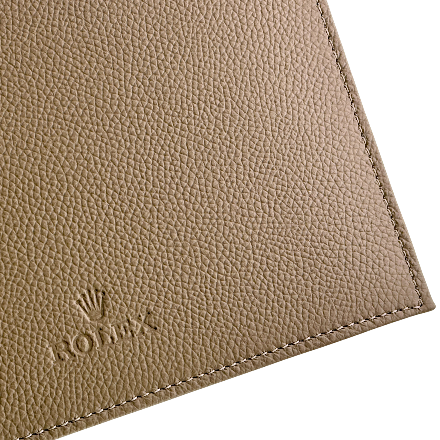 Rolex Dokumentenmappe, Aktenmappe mit Notizbuch und Kugelschreiber Beige
