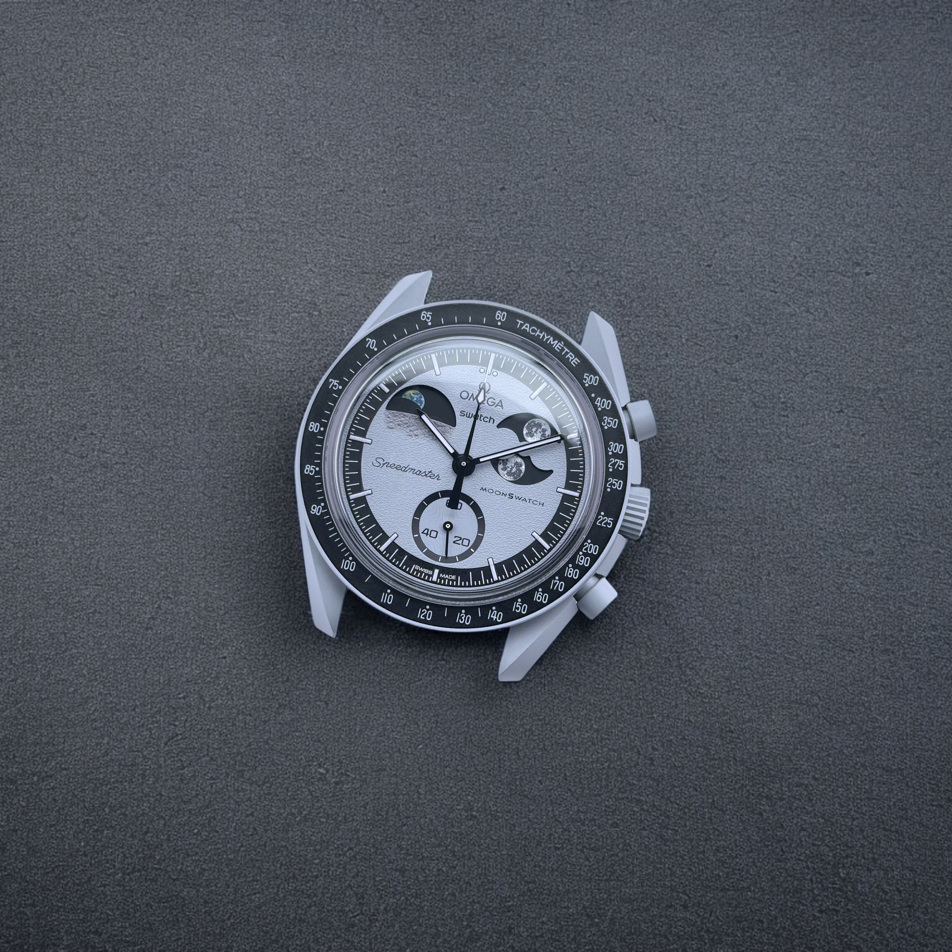 Swatch x Omega MoonSwatch mission to Earthphase Armbanduhr 42 mm SO33M700