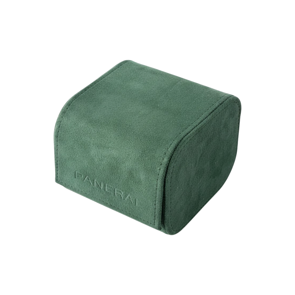 Panerai Uhrenetui Etui Reiseetui Reisebox Box Grün service travel case pouch