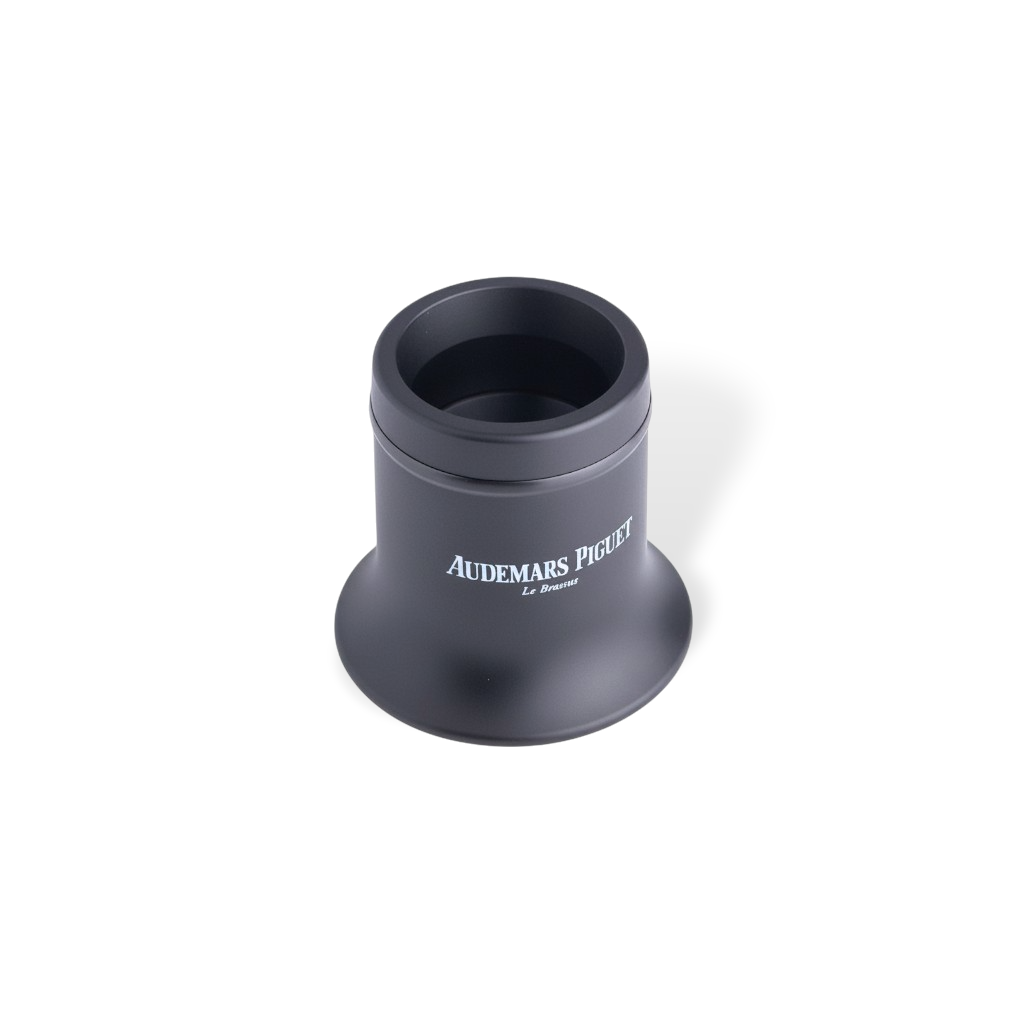 Audemars Piguet Juwelierlupe Uhrmacherlupe Lupe Schwarz mit Staubbeutel