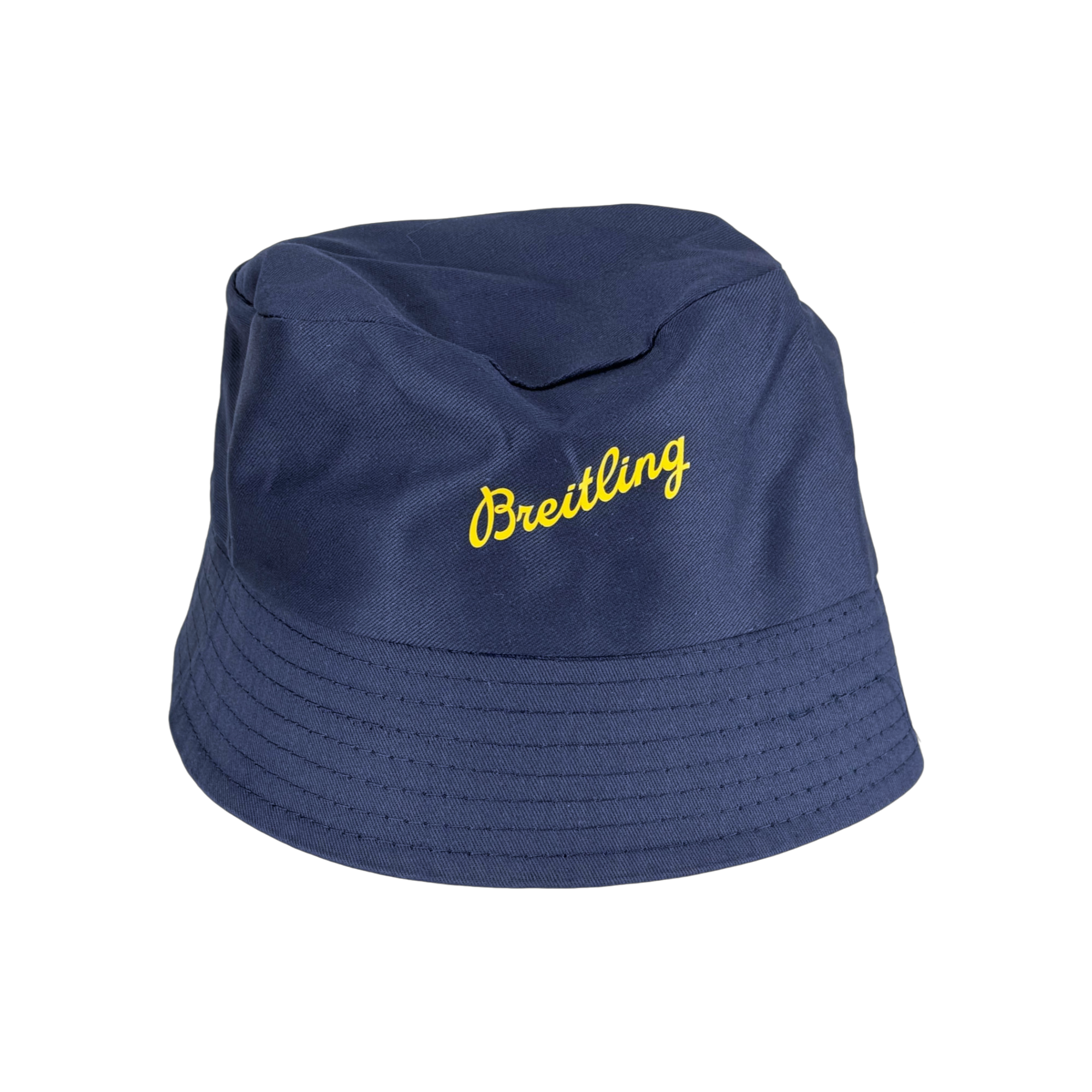 Breitling Anglerhut Fischerhut Mütze Hut Baumwolle Blau