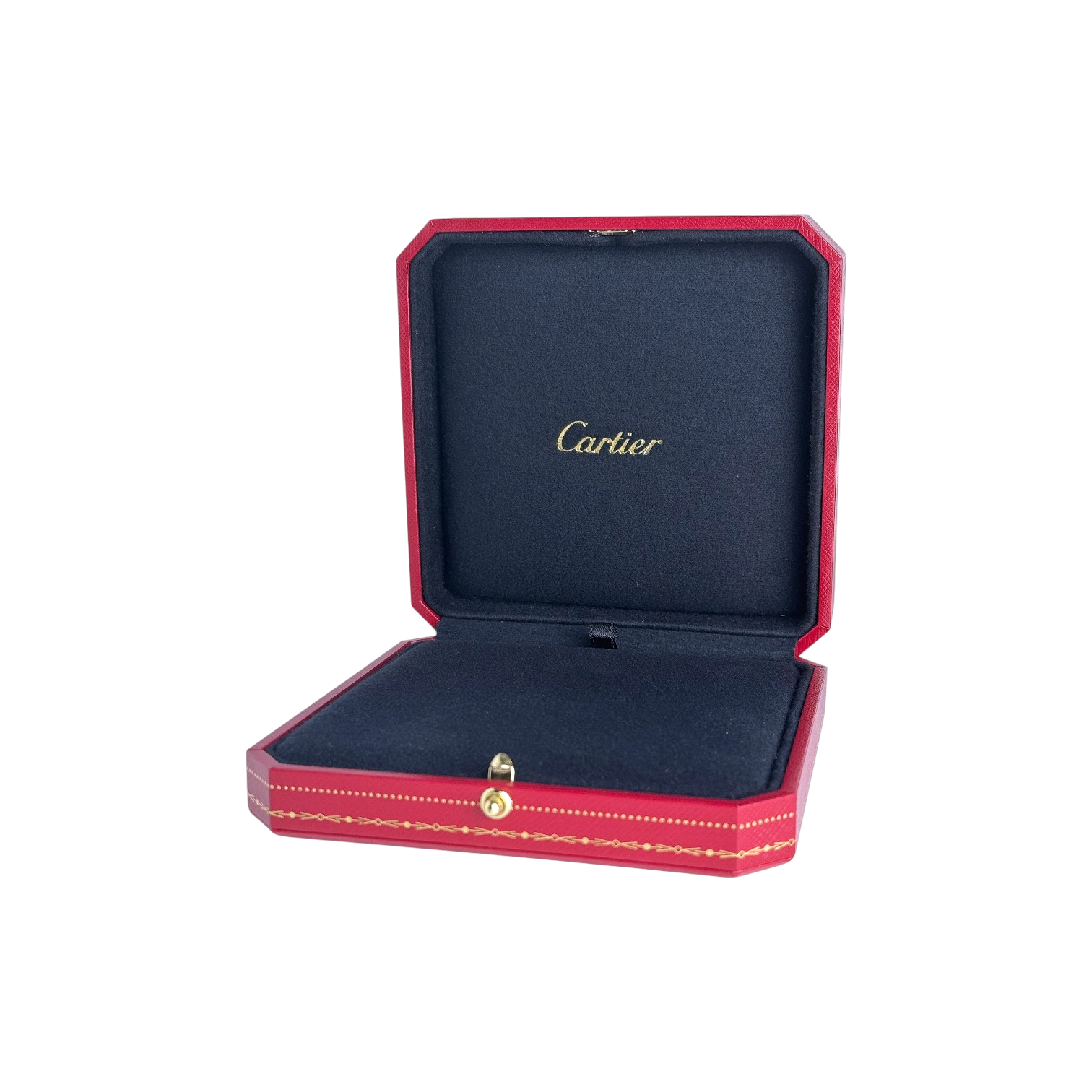 Cartier Schmuckbox Schmuckkästchen Etui Box für Ketten Rot jewelry case