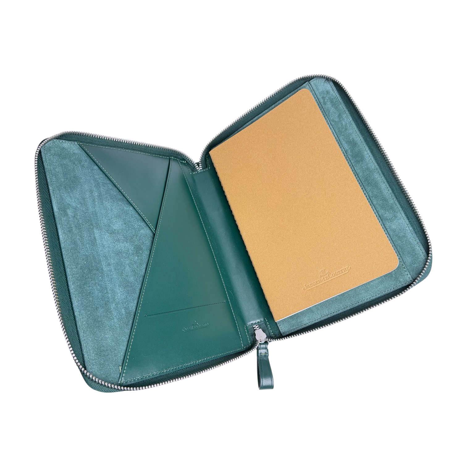 Jaeger-LeCoultre Dokumententasche Dokumentenmappe Aktenmappe Grün mit Notizbuch