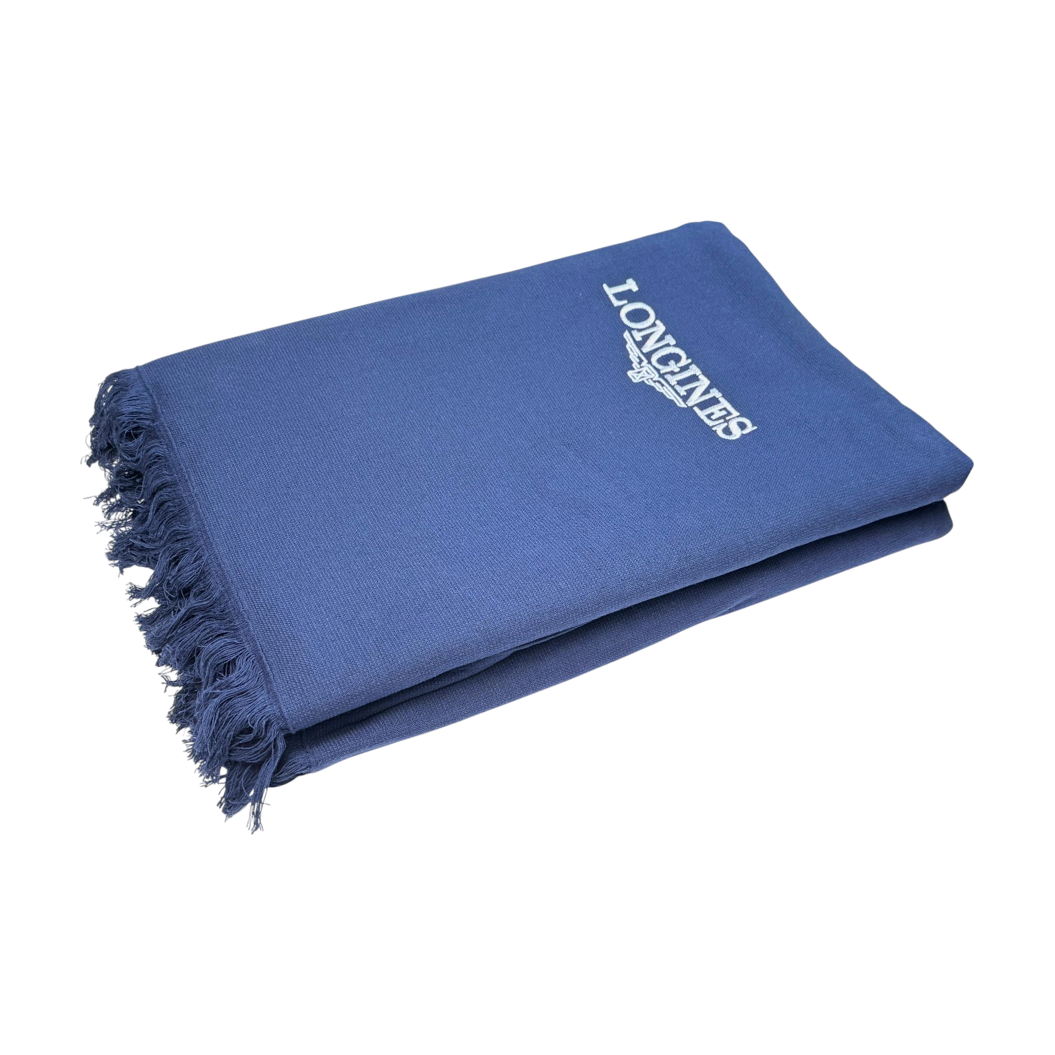 Longines Handtuch Tuch Badetuch Strandtuch 100 % Baumwolle Blau beach towel blue