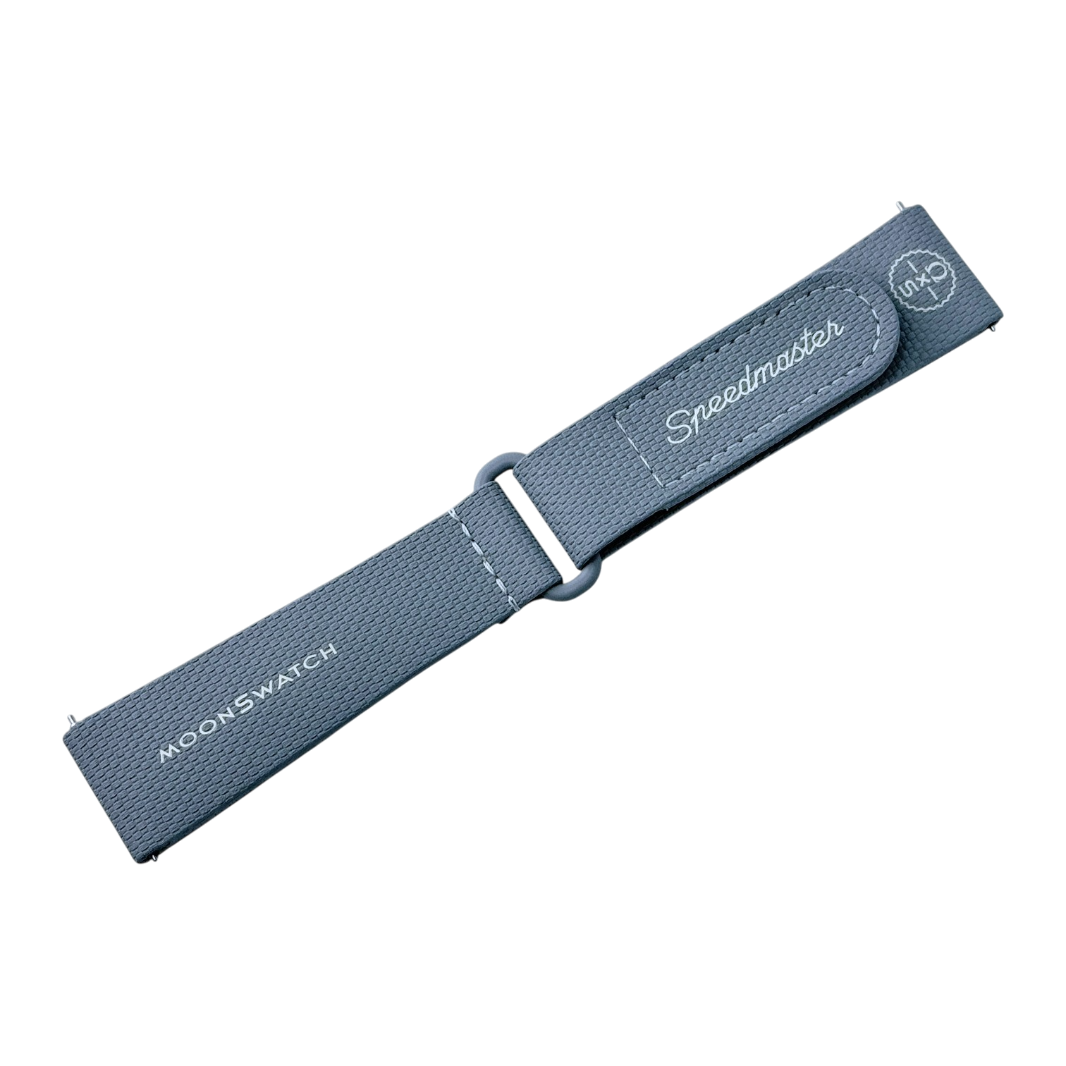 MoonSwatch rubber strap grey