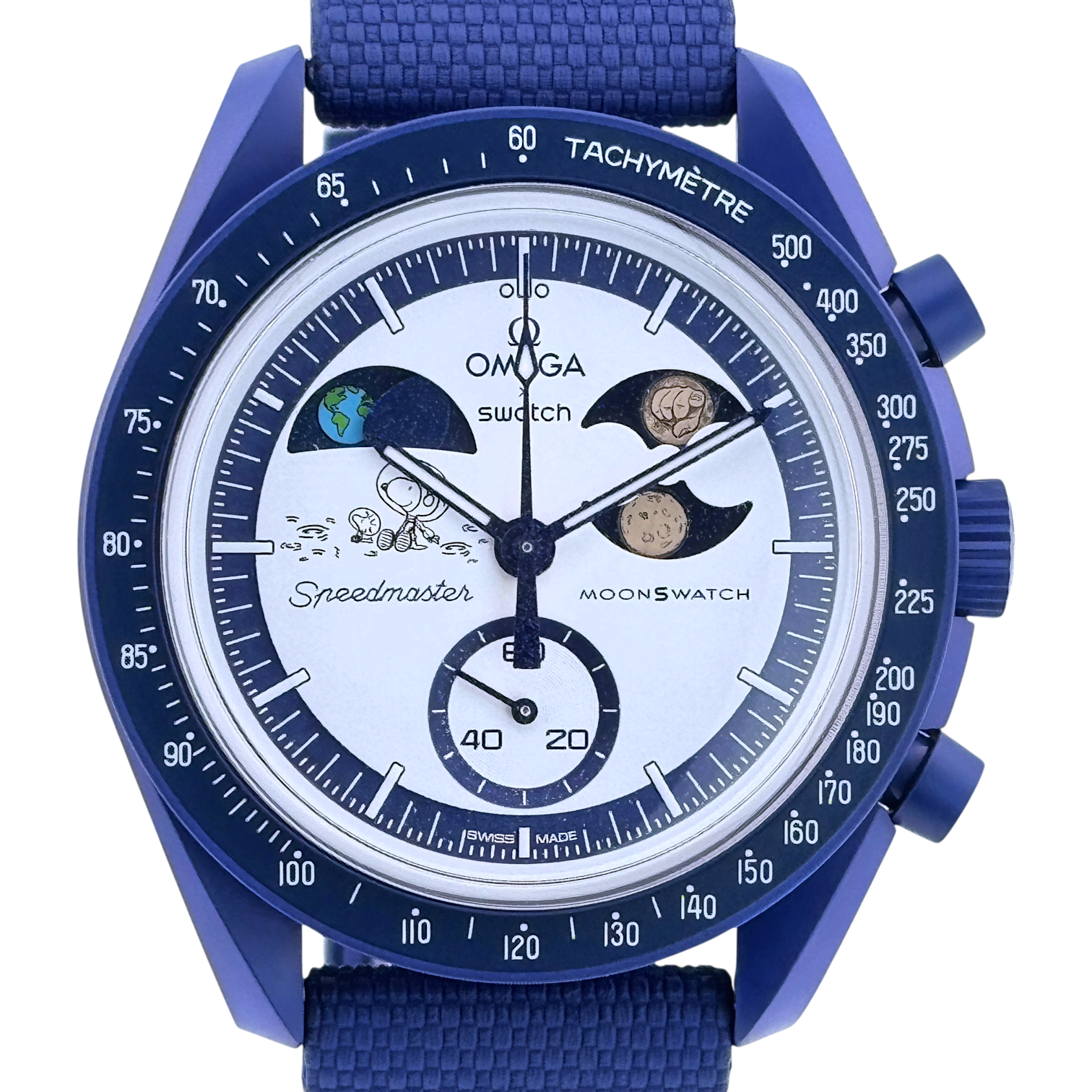 OMEGA X Swatch MoonSwatch Mission to Earthphase Moonshine Gold 'Snoopy' Ref. SO33N703L