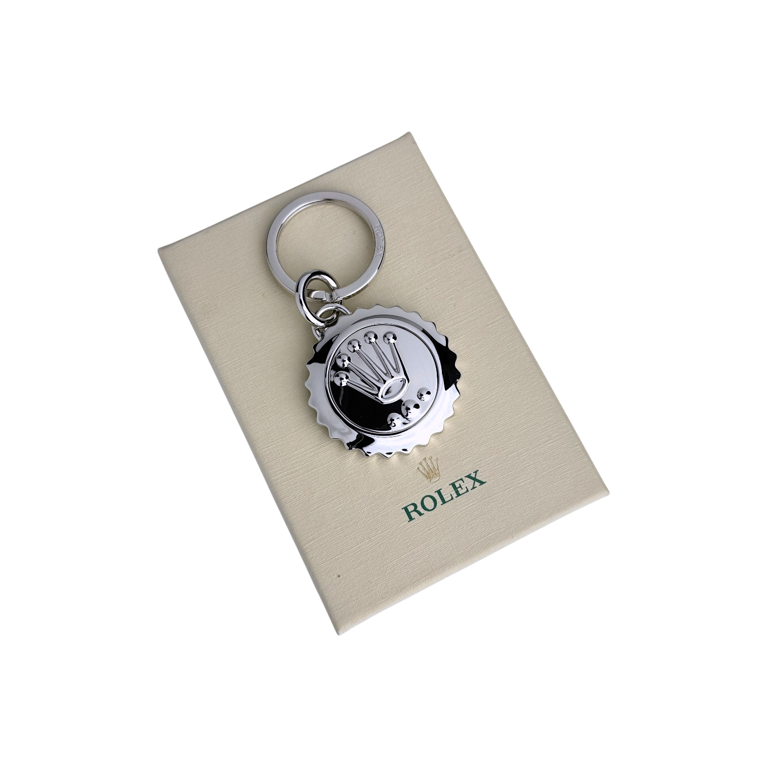 Rolex Schlüsselanhänger Edelstahl Anhänger in Silber