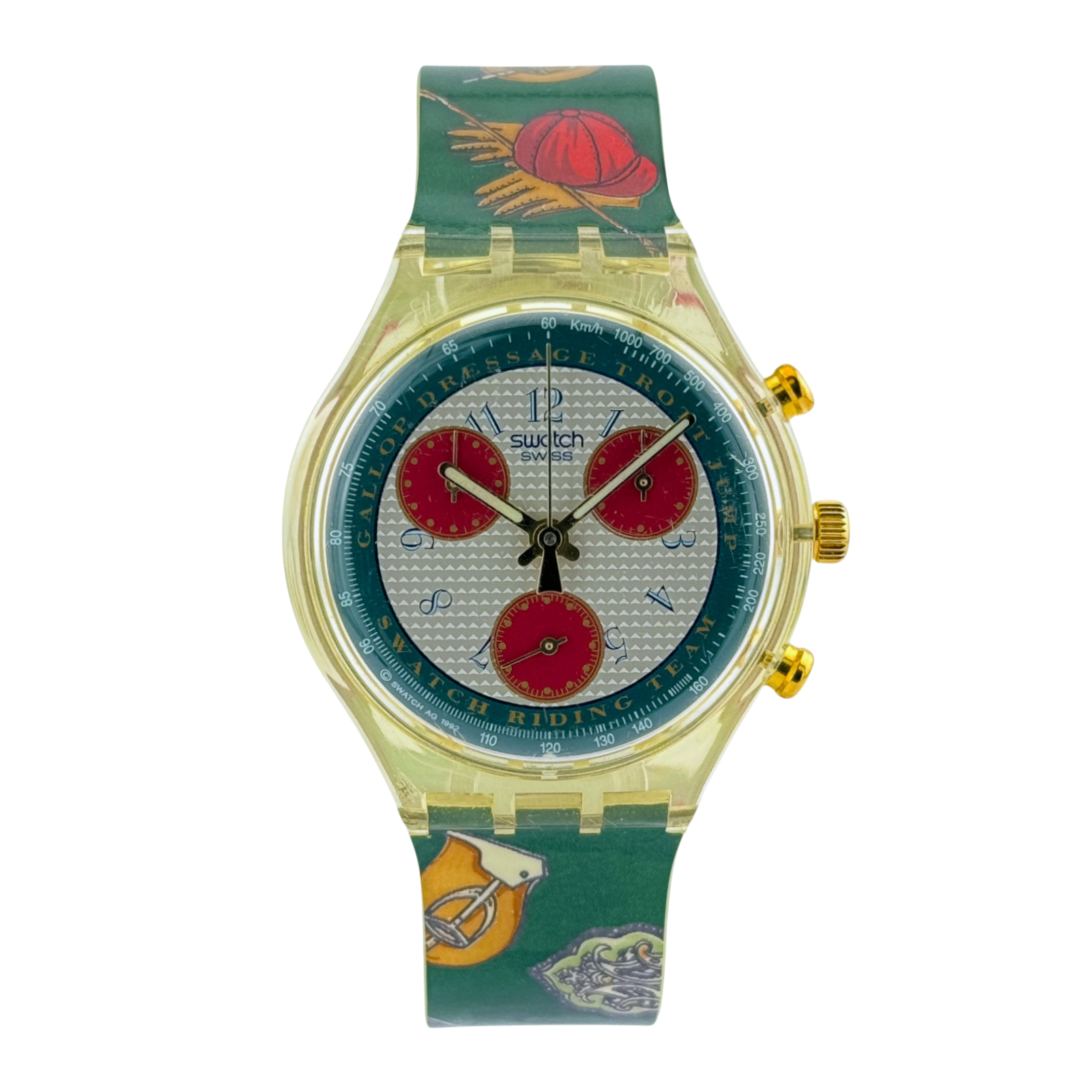 Swatch Chrono vintage 90s Riding Star men's watch chronograph SCK102