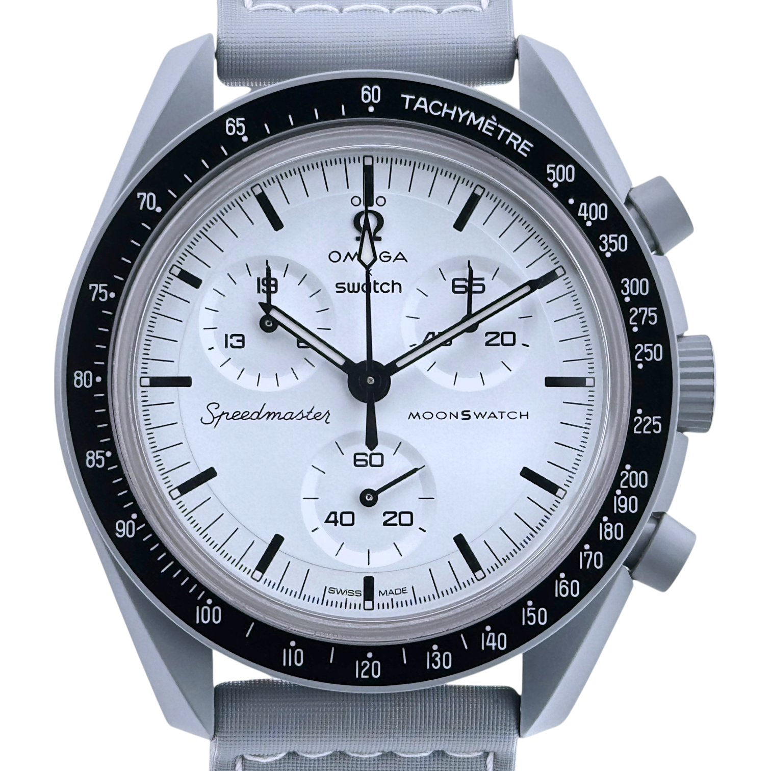 Swatch x Omega MoonSwatch mission to the Moon 1965 Armbanduhr 42 mm SO33M106