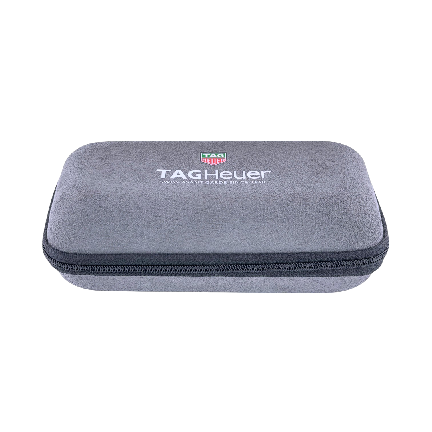 TAG Heuer watch, travel case, pouch, box in grey