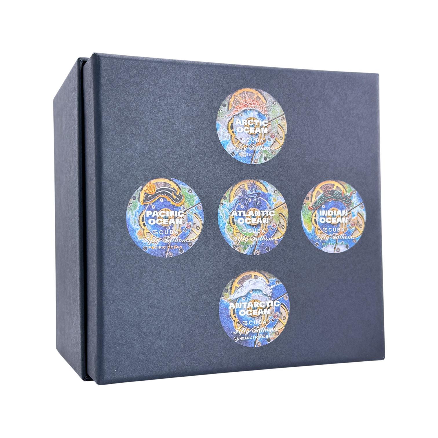 Swatch x Blancpain Scuba Fifty Fathoms Atlantic Ocean Armbanduhr SO35A100