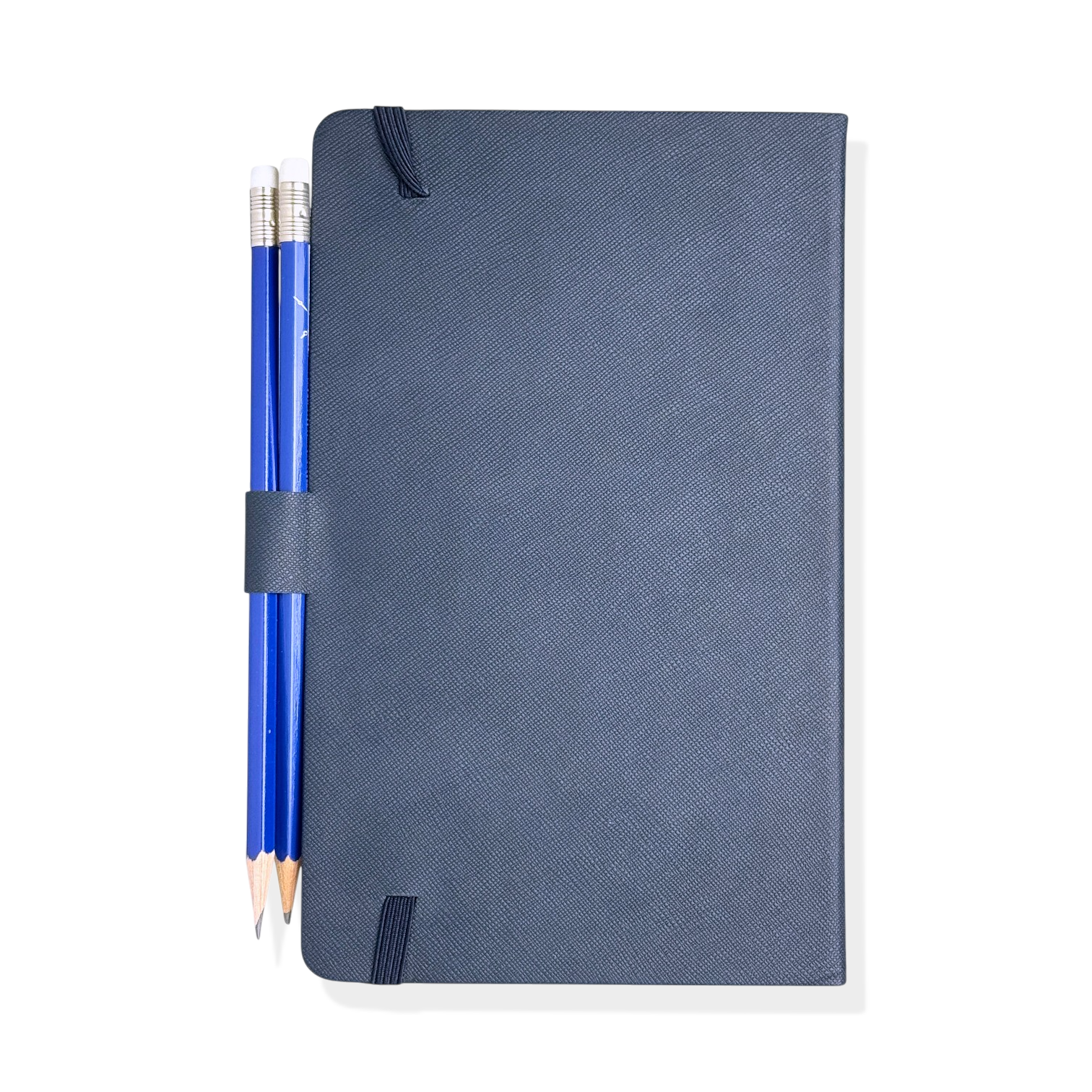Breguet Hardcover Notizbuch Schreibheft Journal Blau mit Bleistift
