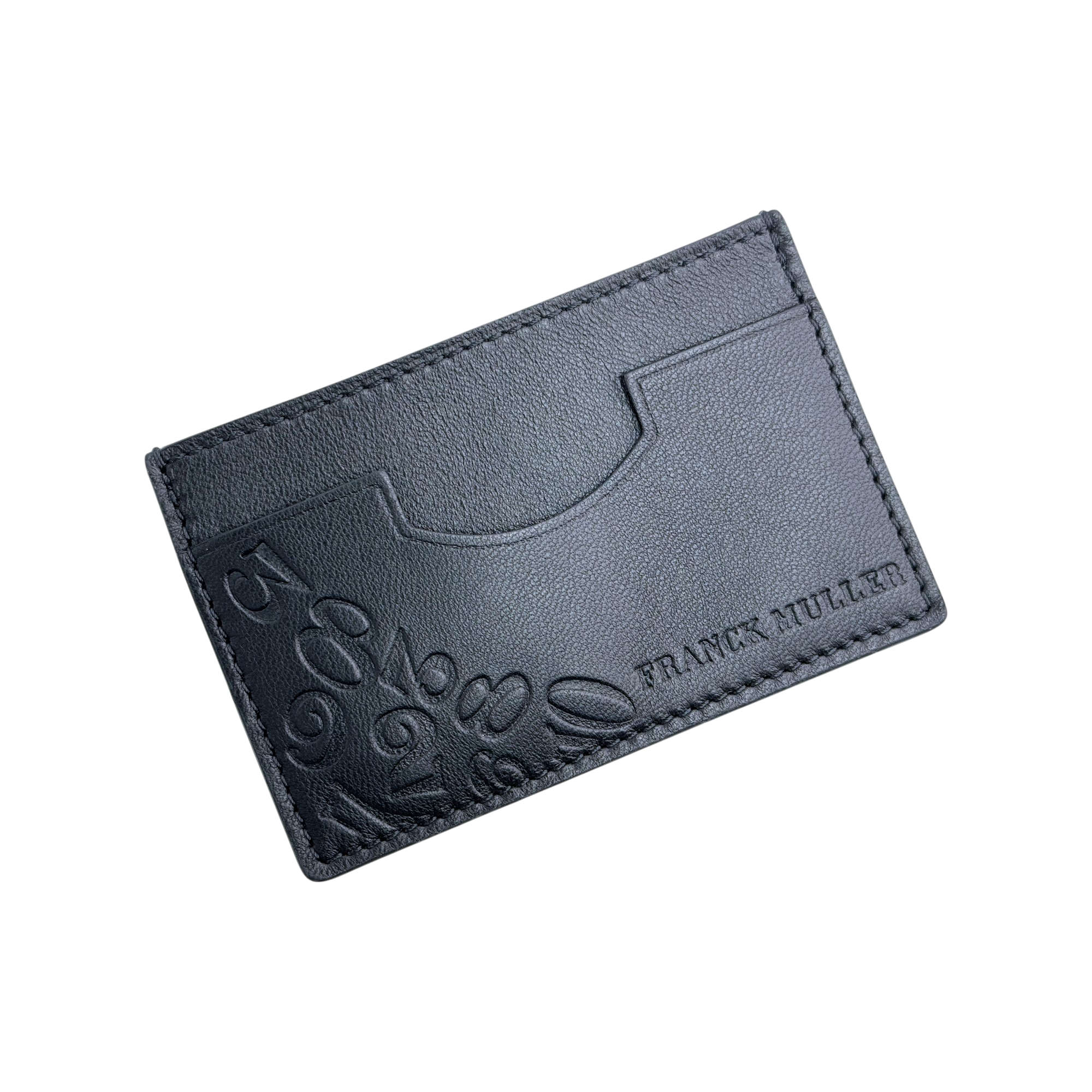 Franck Muller Portemonnaie Kartenetui Kartenhalter Etui wallet card holder black