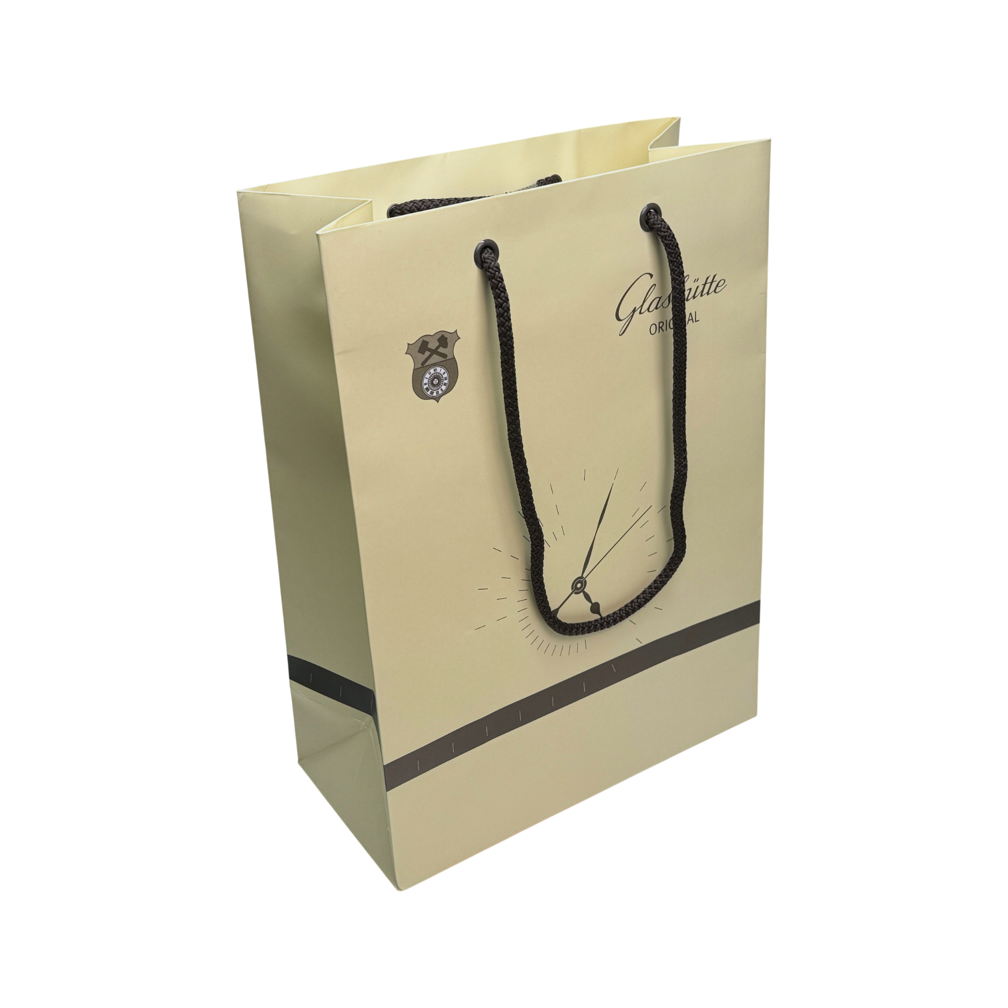 Glashütte Original Papier Tasche Tüte Verkaufstasche Tragetasche