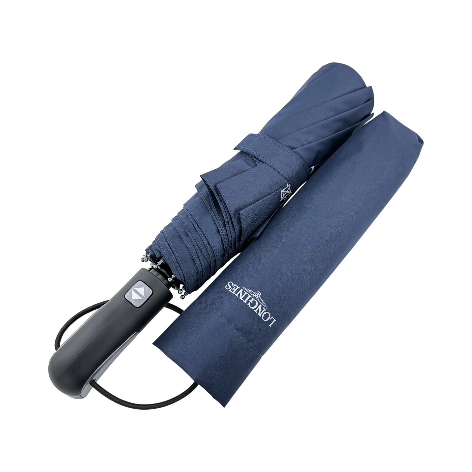 Longines Regenschirm Schirm Taschenschirm Sonnenschirm Blau umbrella blue