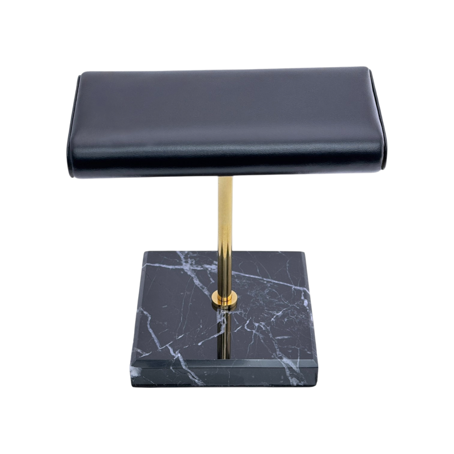 Marmor Uhrenständer Ständer Uhrenhalter Uhrenaufsteller Schwarz, Gold