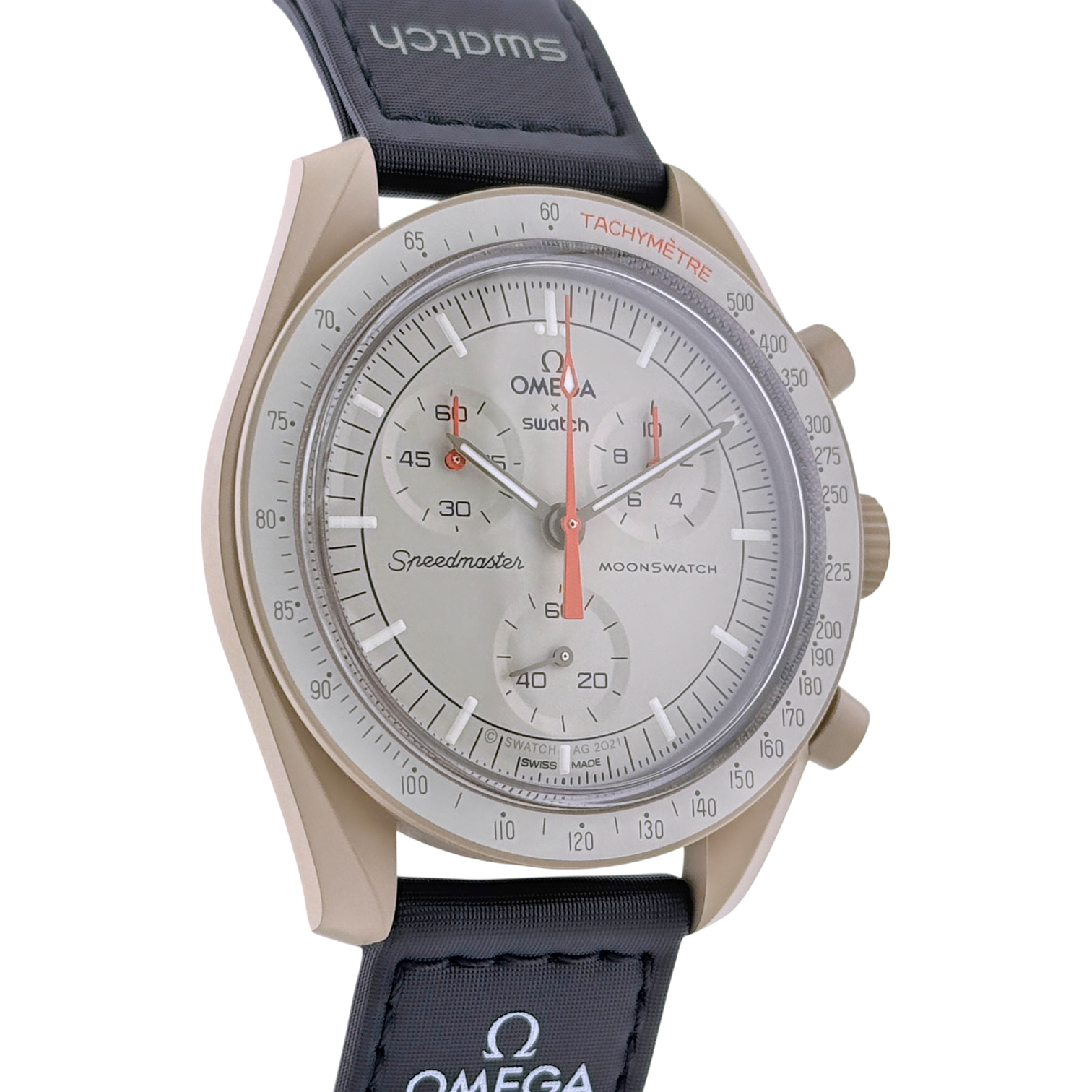 OMEGA X Swatch MoonSwatch Mission to Jupiter Armbanduhr 42 mm SO33C100