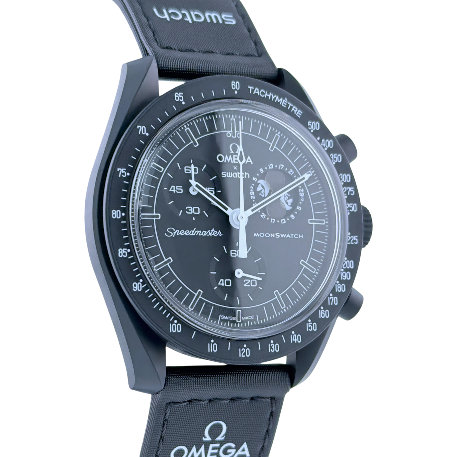 OMEGA X Swatch MoonSwatch Mission to the Moonphase New Moon 'Snoopy' Ref. SO33B700