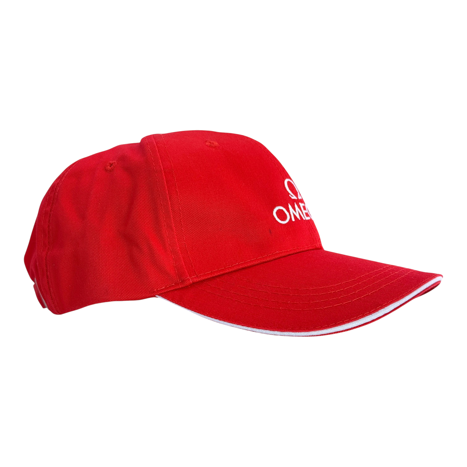 Omega Cap Golf Kappe Mütze Hut Rot 35 % Baumwolle 65 % Polyester baseballhat hat
