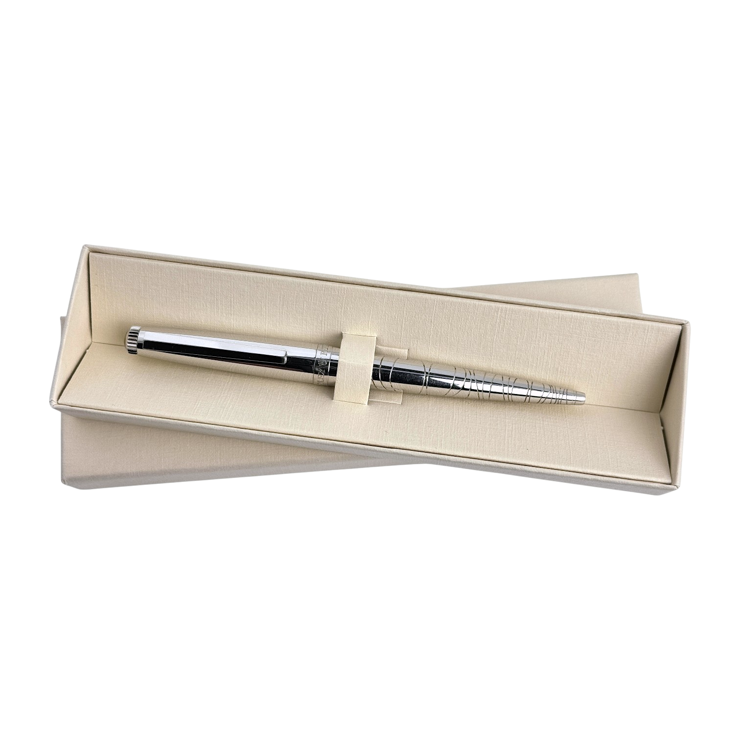 Rolex Kugelschreiber Kuli Stift Schreiber in Silber ballpoint pen in silver