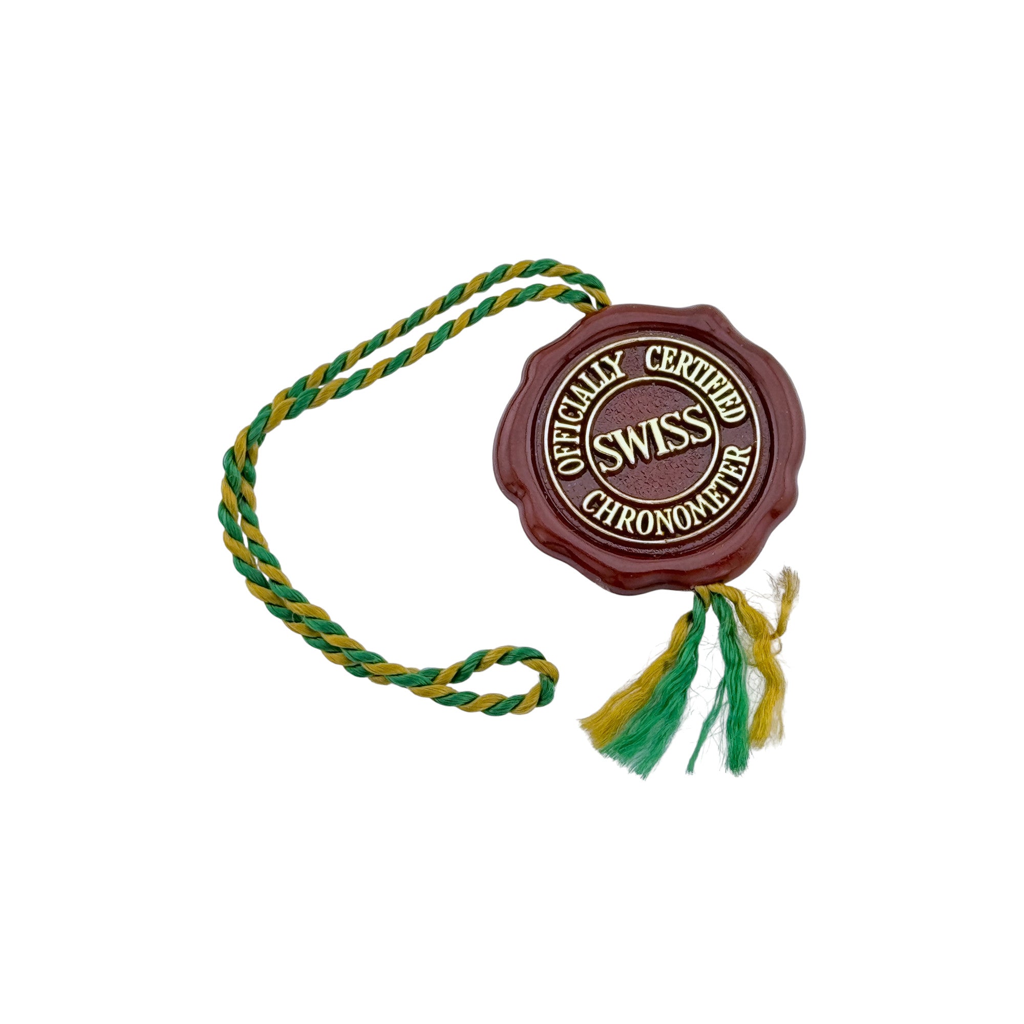 Rolex Officially Certified Chronometer Hang Tag Rot Big Single Crown 1989 - 2000