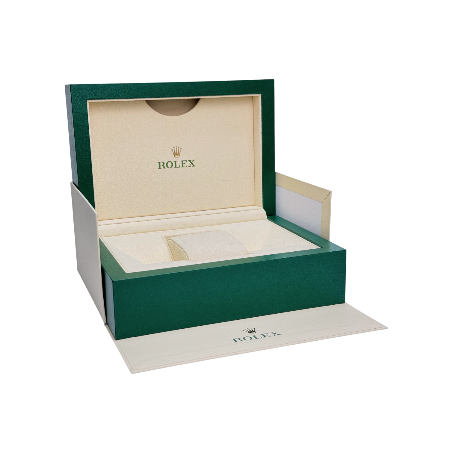 Rolex Oyster M Uhrenbox Box Umkarton Grün Beige watch box green Ref. 39139.71
