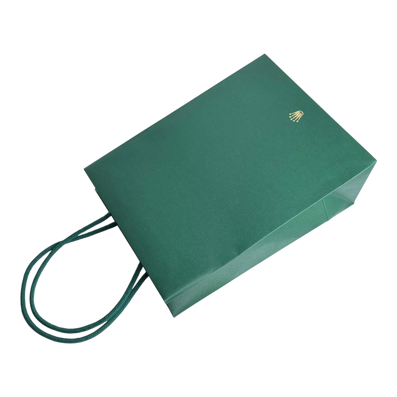 Rolex Papier Verkaufstasche Tasche Tüte Tragetasche Grün