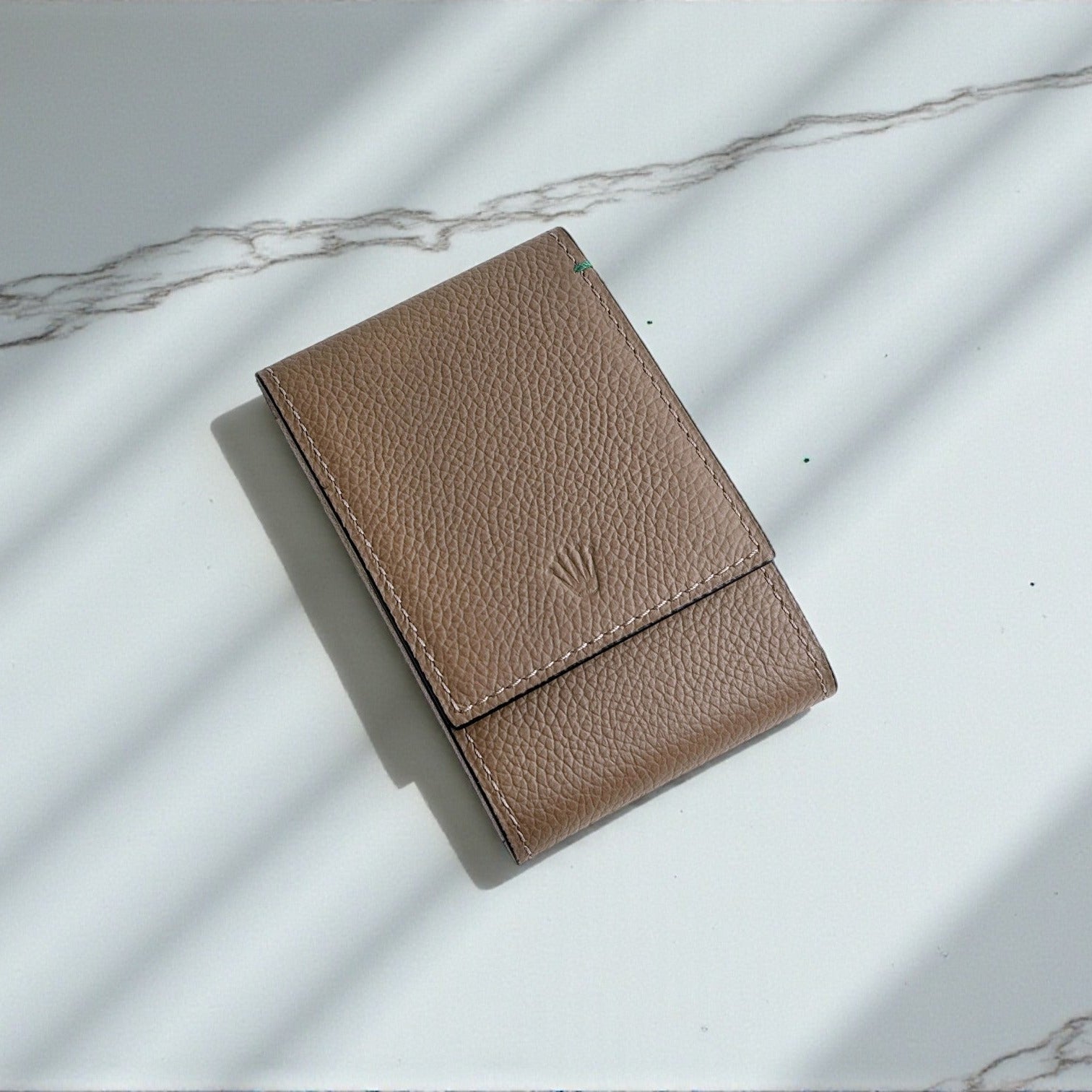 Rolex Uhrenetui Beige mit Umkarton Reiseetui Etui travel pouch