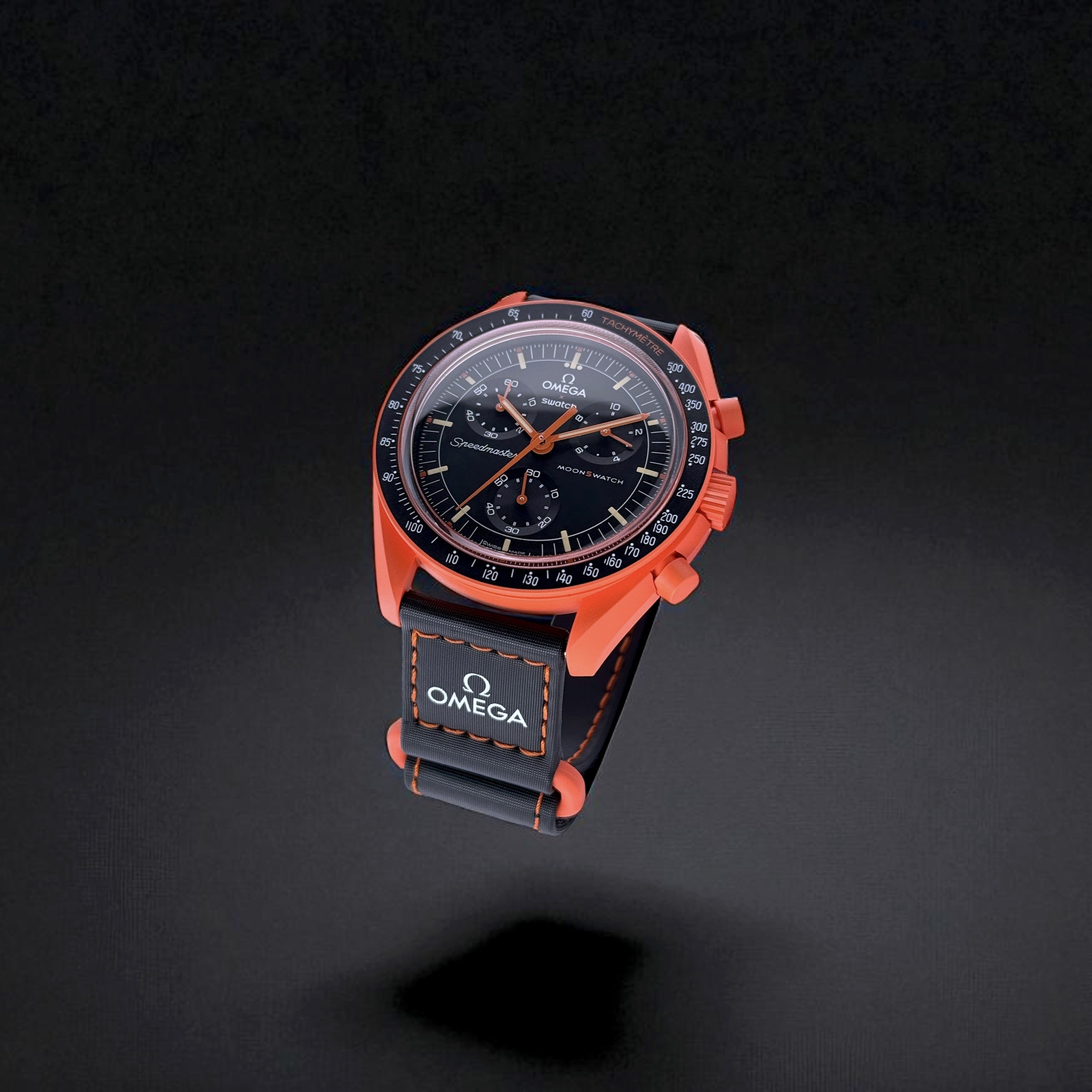Swatch x Omega MoonSwatch mission on Earth Lava Armbanduhr 42 mm SO33O100