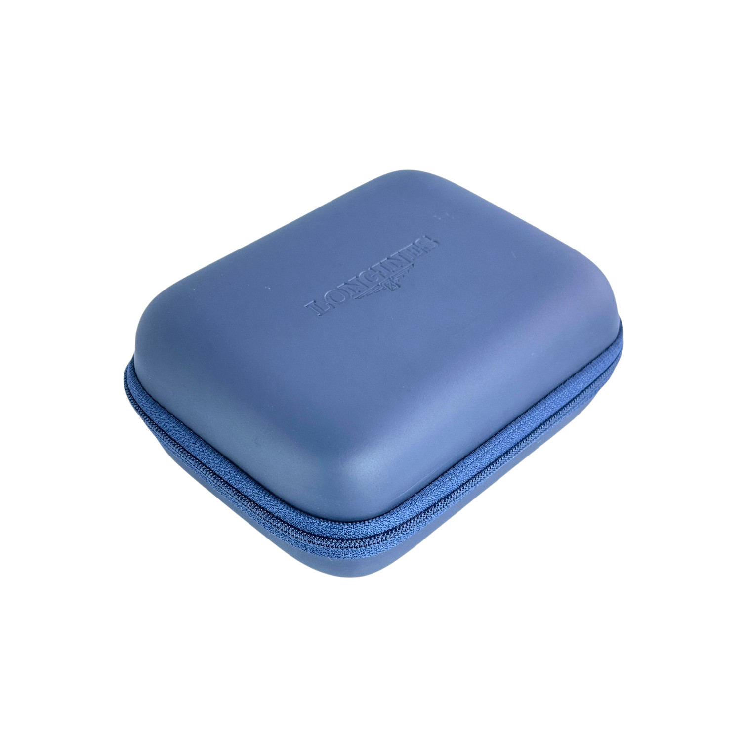 Longines Uhrenetui Reiseetui Etui Reisebox Box Blau service travel case pouch