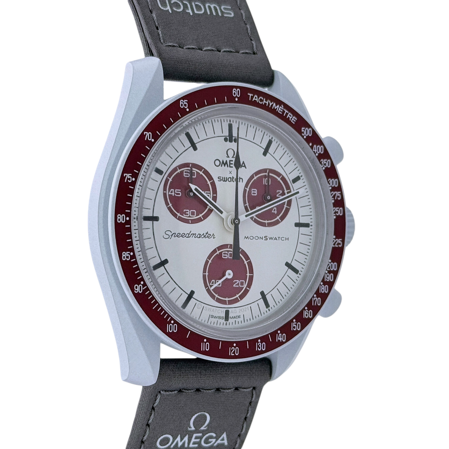 Swatch x Omega MoonSwatch Mission to Pluto Armbanduhr 42 mm Ref. SO33M101
