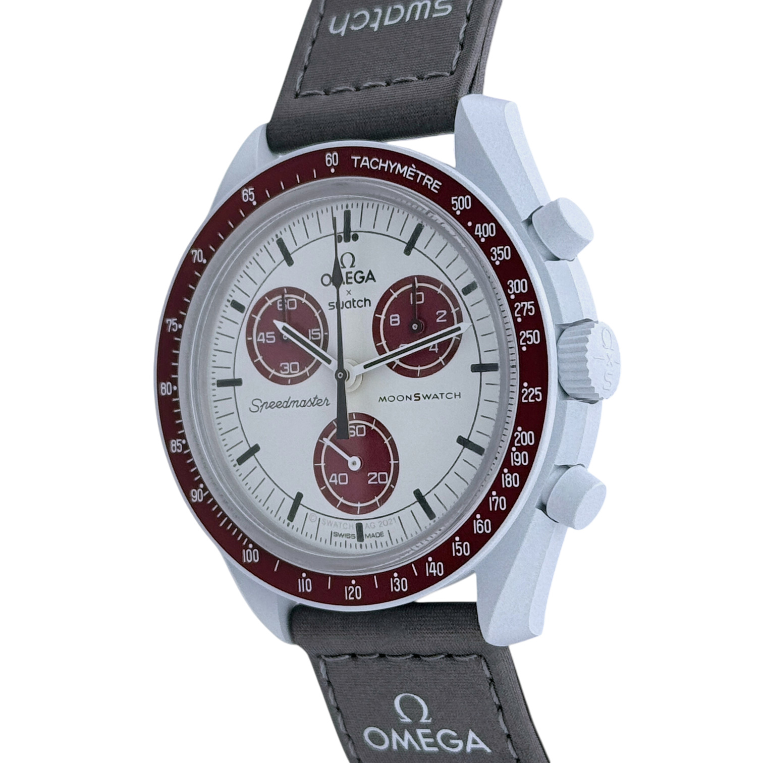 Swatch x Omega MoonSwatch Mission to Pluto Armbanduhr 42 mm Ref. SO33M101