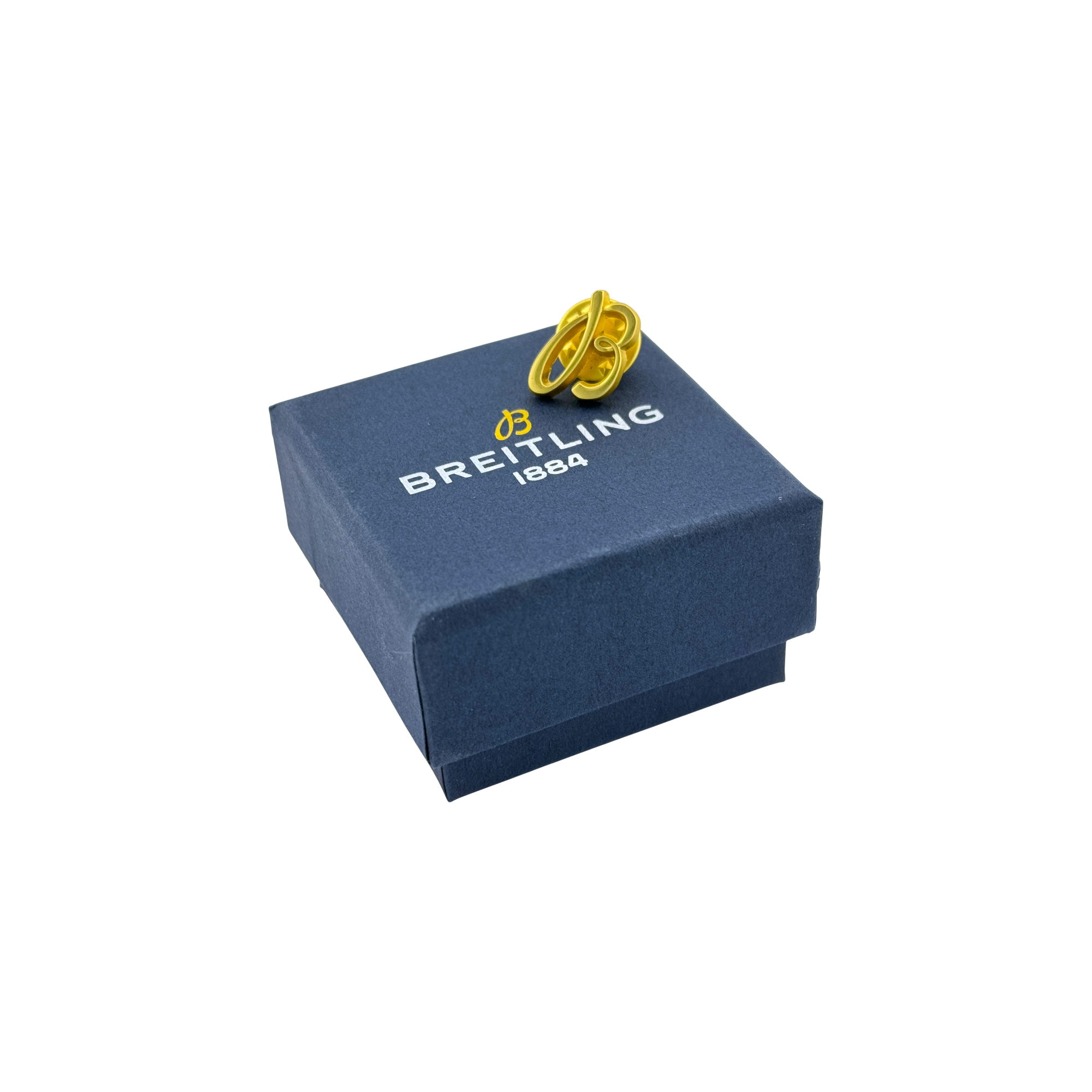 Breitling Pin Stecknadel Steckkopf Anstecker Anstecknadel Goldfarbe badge