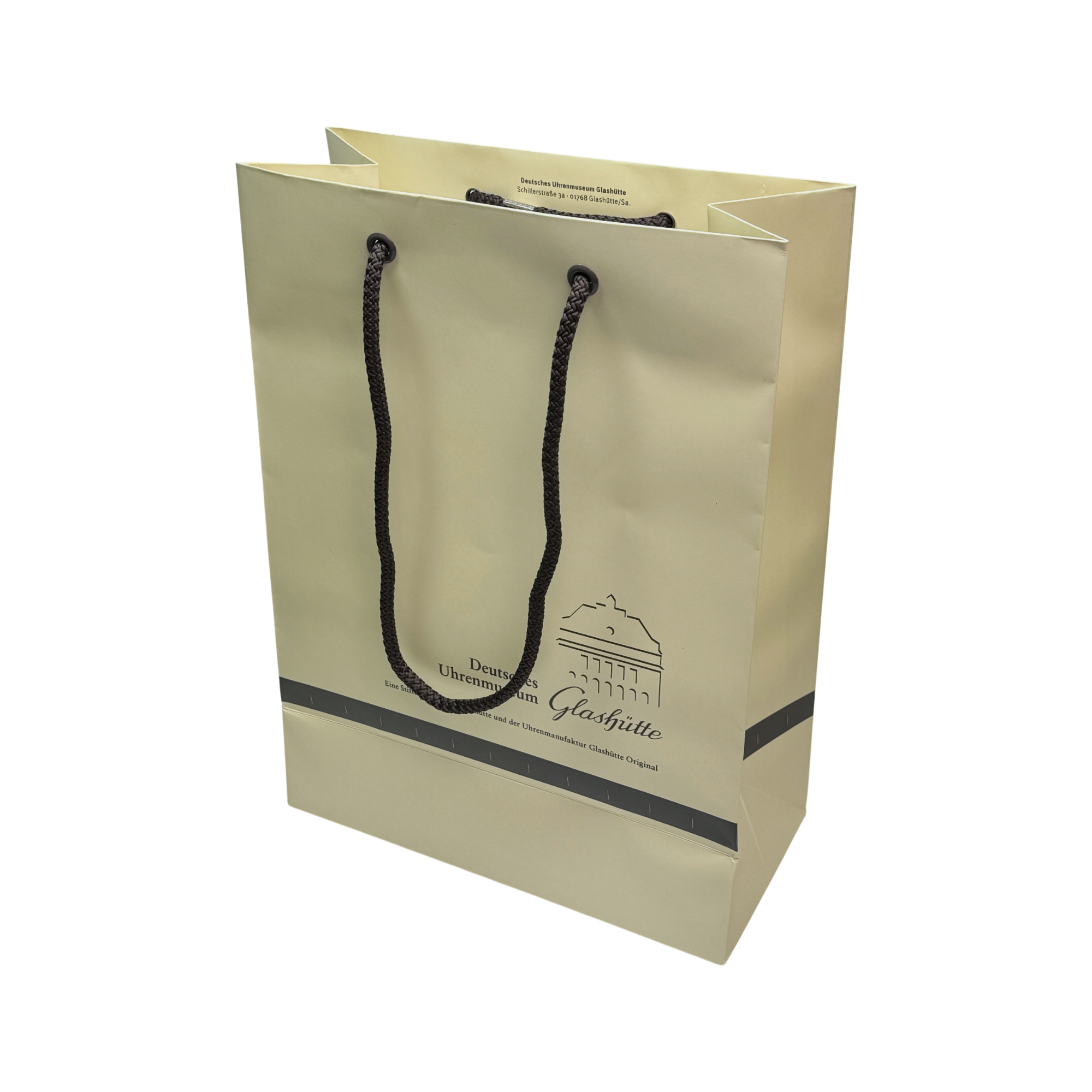 Glashütte Original Papier Tasche Tüte Verkaufstasche Tragetasche