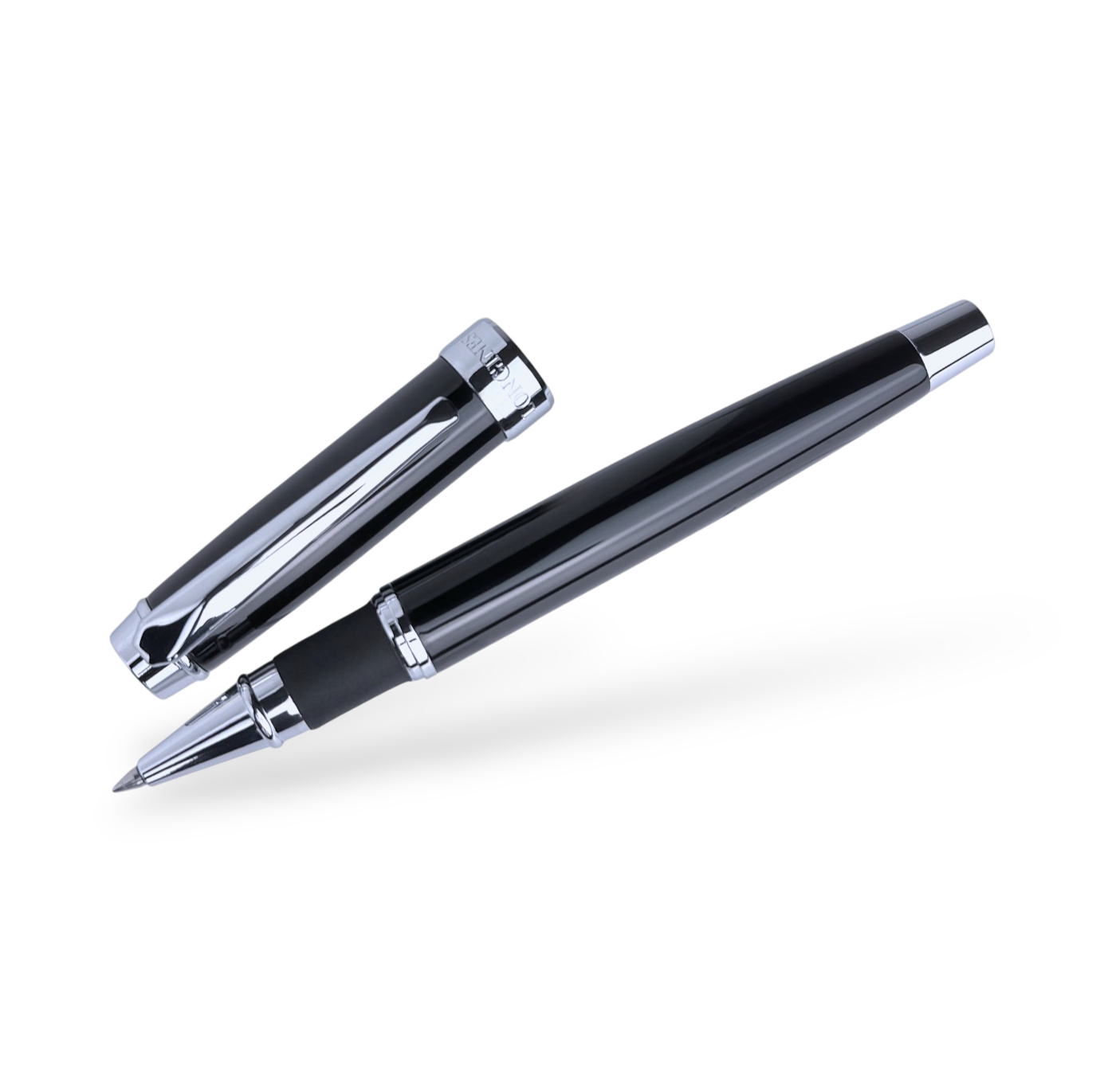 Longines Metall Kugelschreiber Kuli Stift in Schwarz