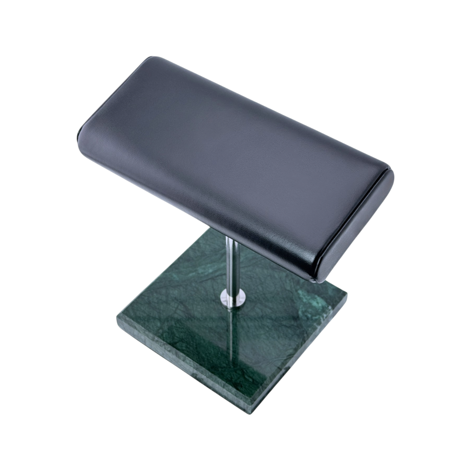 Marmor Uhrenständer Ständer Uhrenhalter Uhrenaufsteller Ausfsteller Grün, Silber