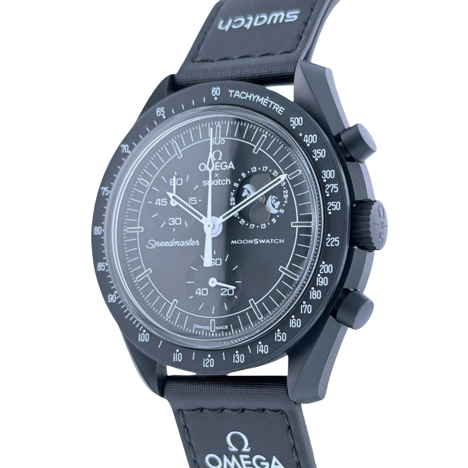 OMEGA X Swatch MoonSwatch Mission to the Moonphase New Moon 'Snoopy' Ref. SO33B700