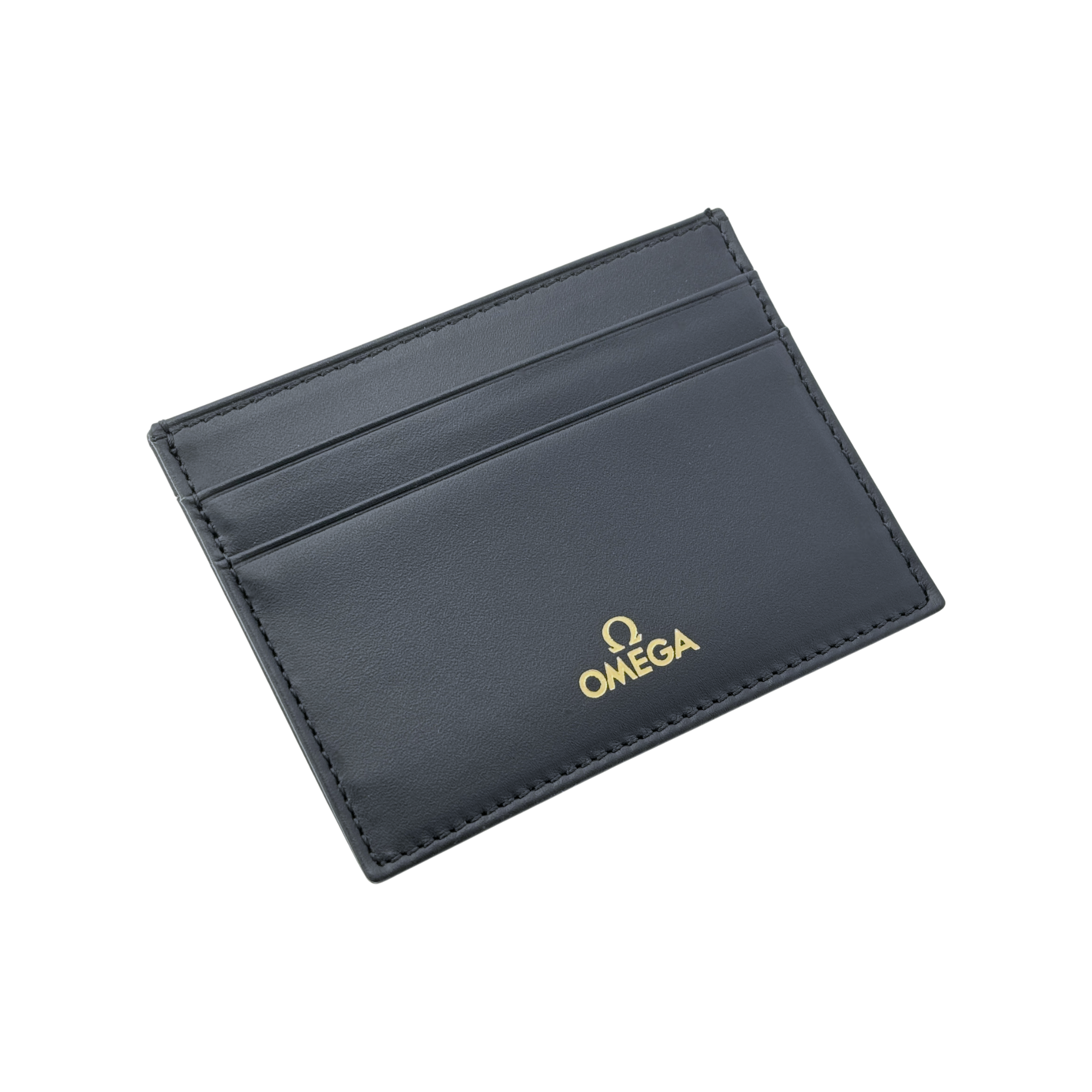 Omega Kartenetui Kartenhalter Schwarz cardholder card case black