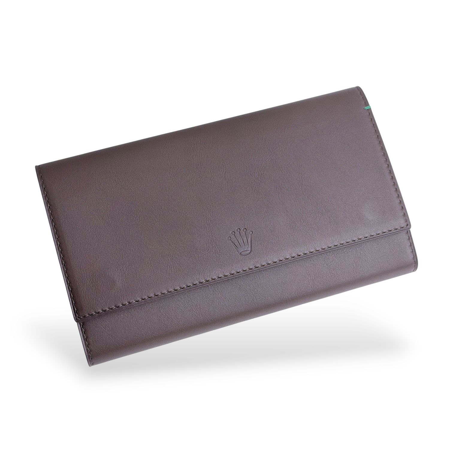 Rolex 3er-Uhrenetui Etui Reiseetui Leder Braun mit Umkarton