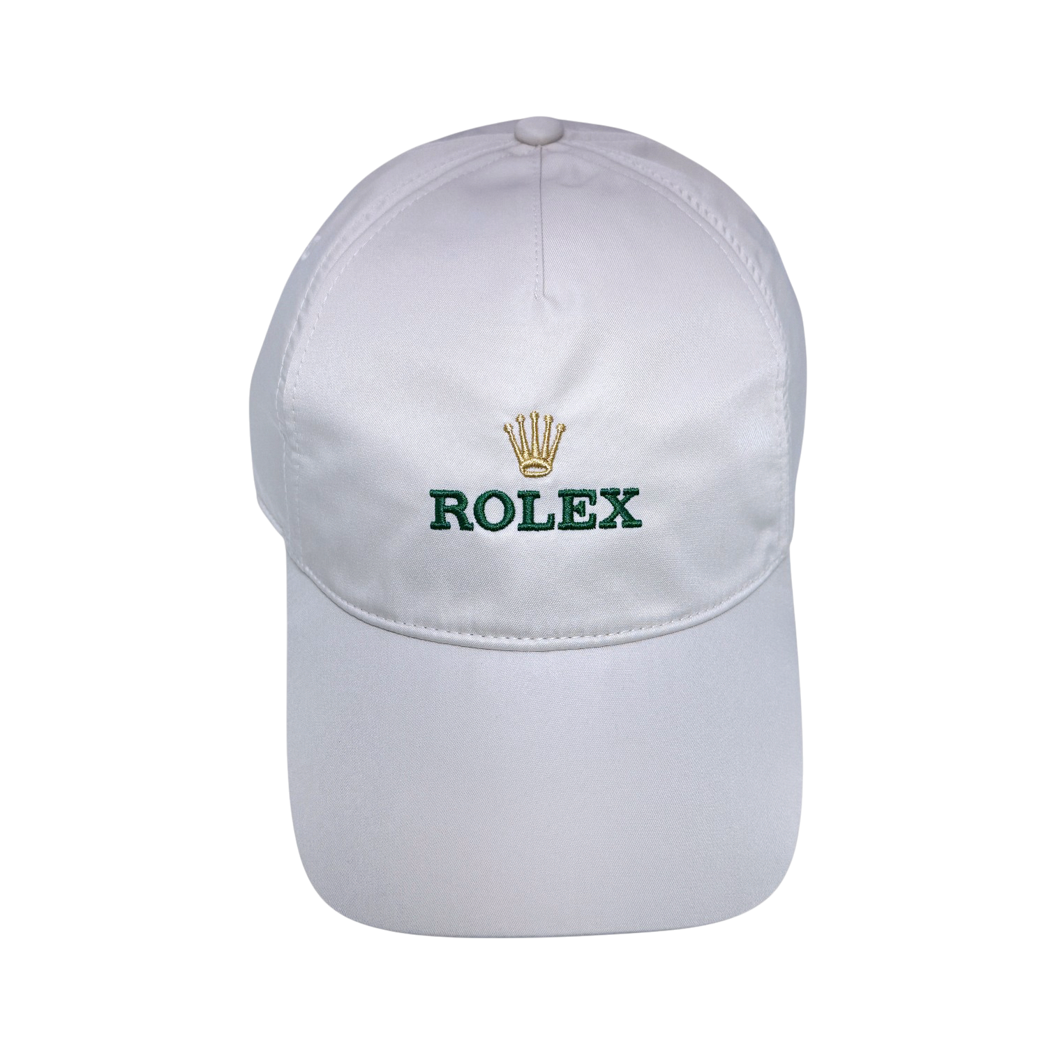 Rolex Cap Golf Kappe Mütze Hut Weiß 100 % Polyester baseballhat hat white