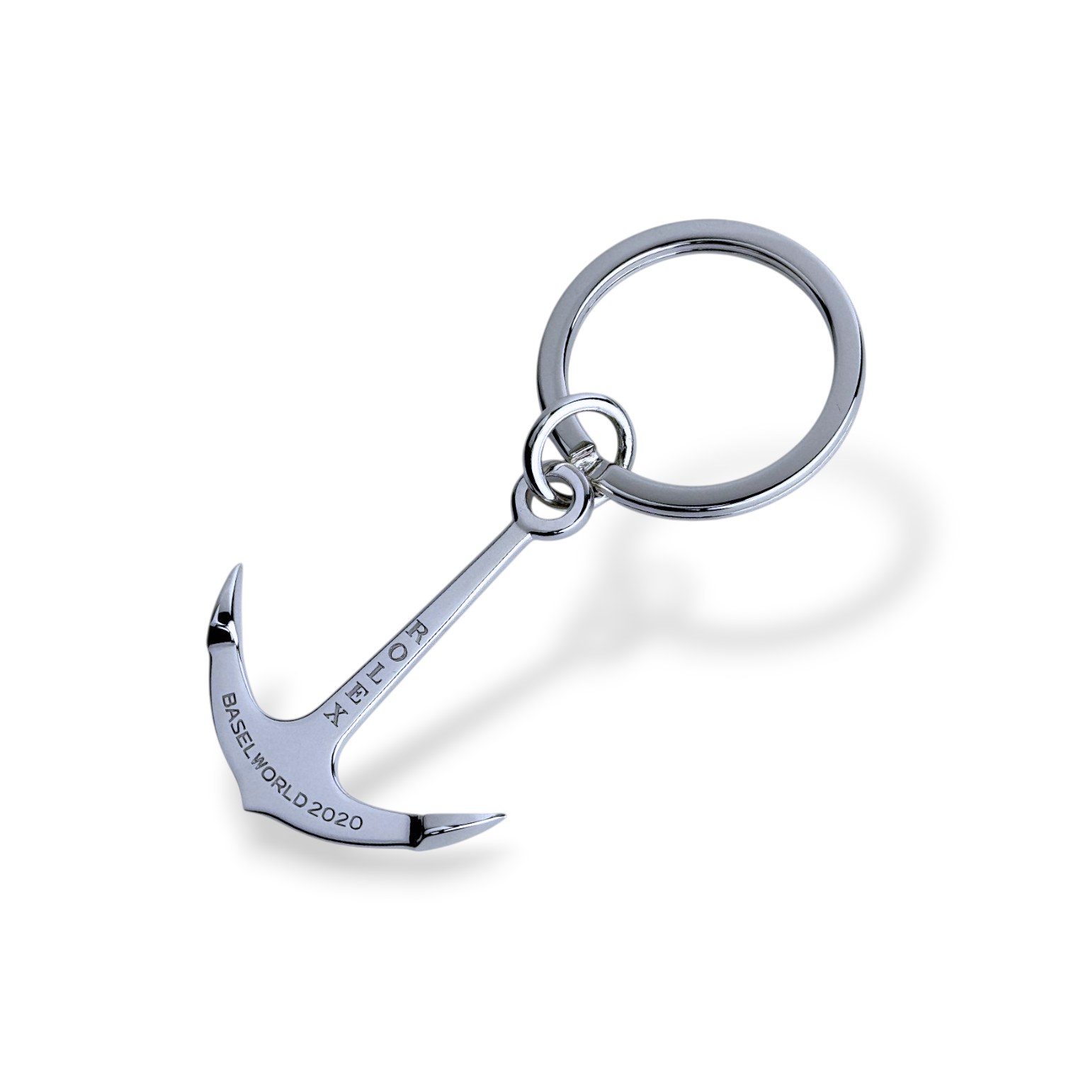 Rolex Edelstahl Schlüsselanhänger Anhänger Baselworld 2020 in Silber