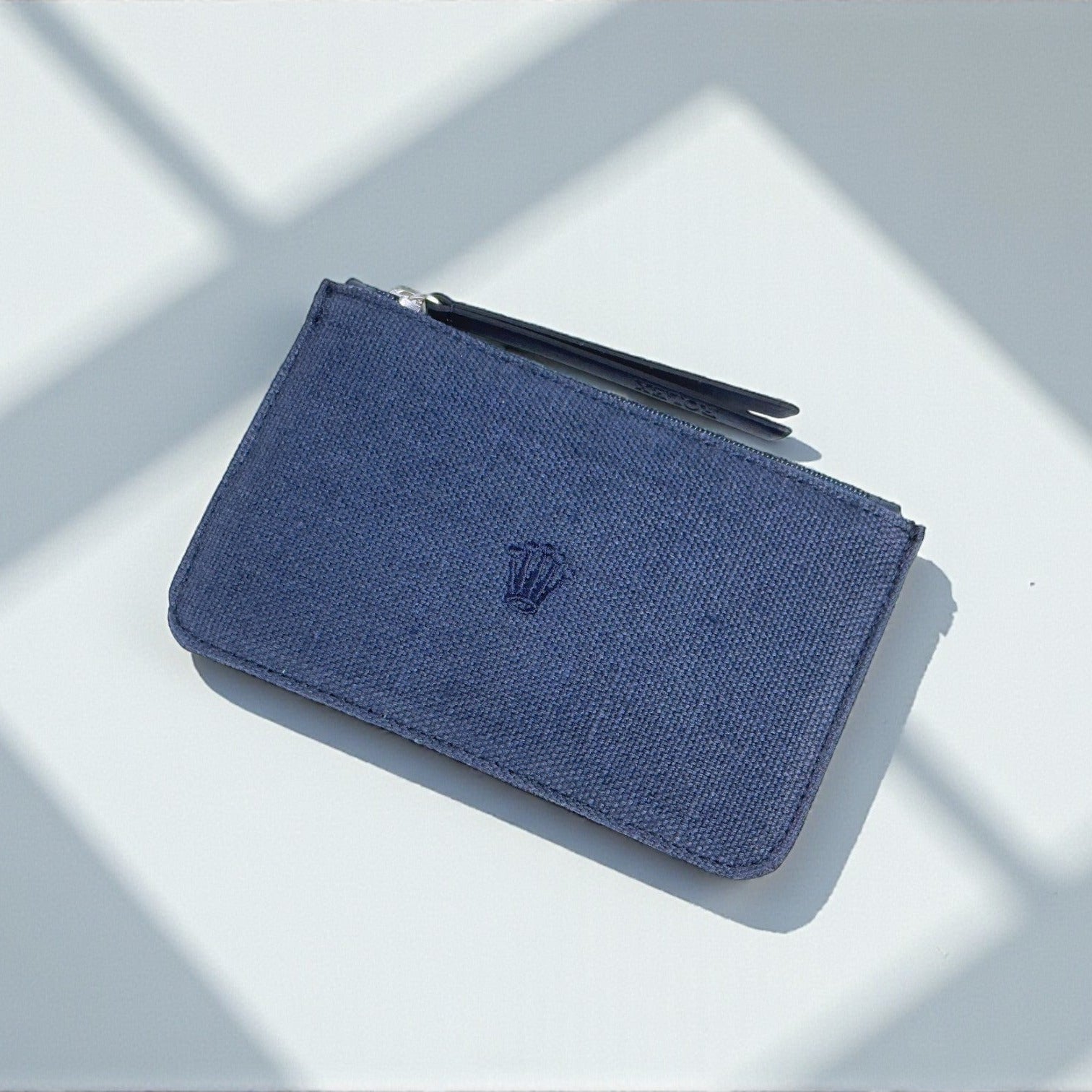 Rolex Etui Kartenetui kleine Clutch Brieftasche Reiseetui Pochette Blau case