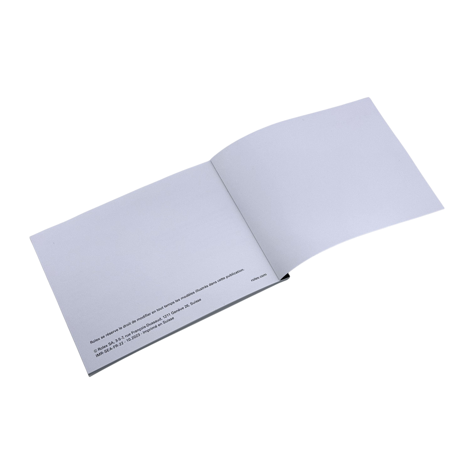 Rolex Sea‑Dweller, Deepsea Handbuch booklet