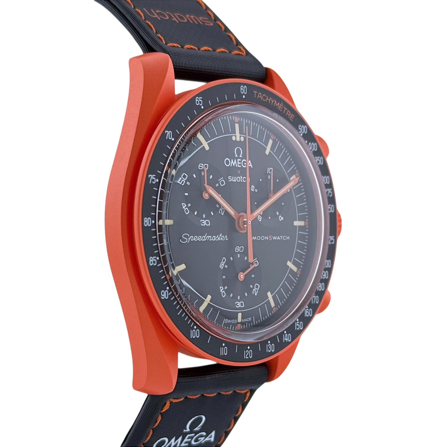 Swatch x Omega MoonSwatch mission on Earth Lava Armbanduhr 42 mm SO33O100