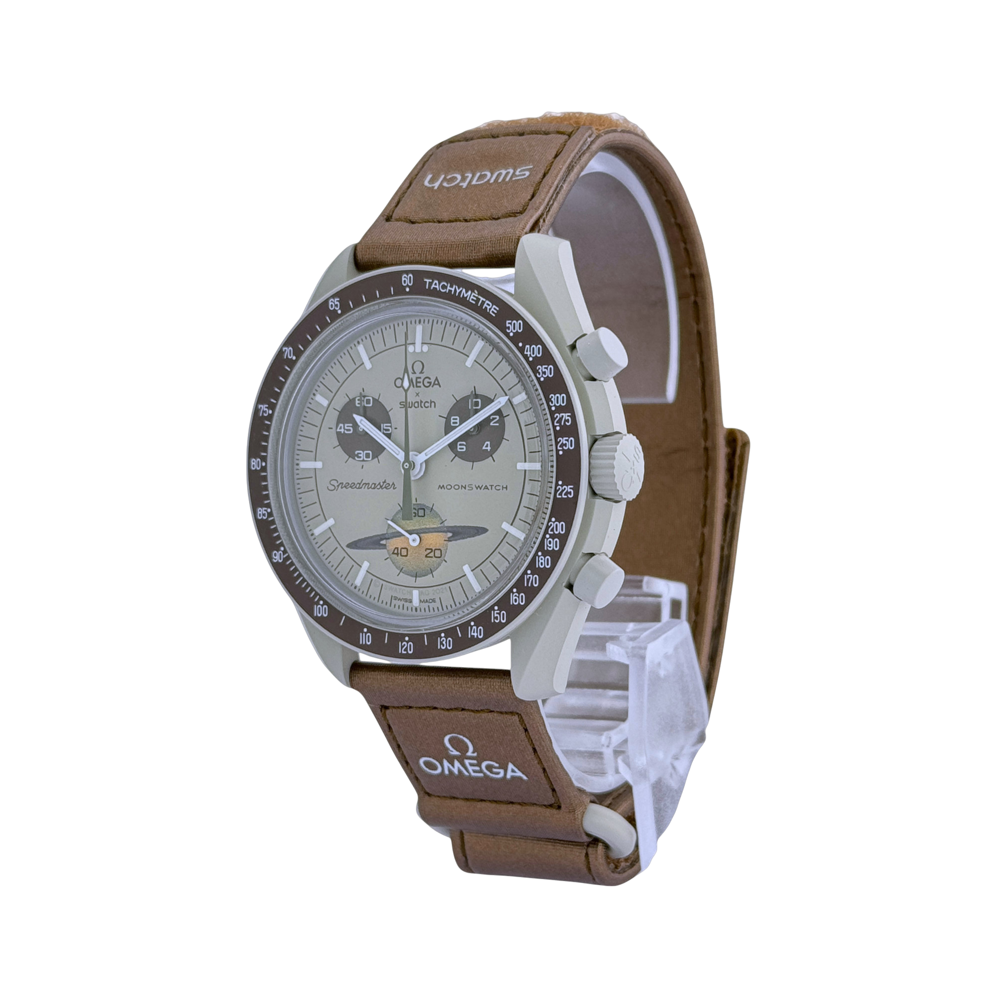 Swatch x Omega MoonSwatch mission to Saturn Armbanduhr 42 mm Ref. SO33T100