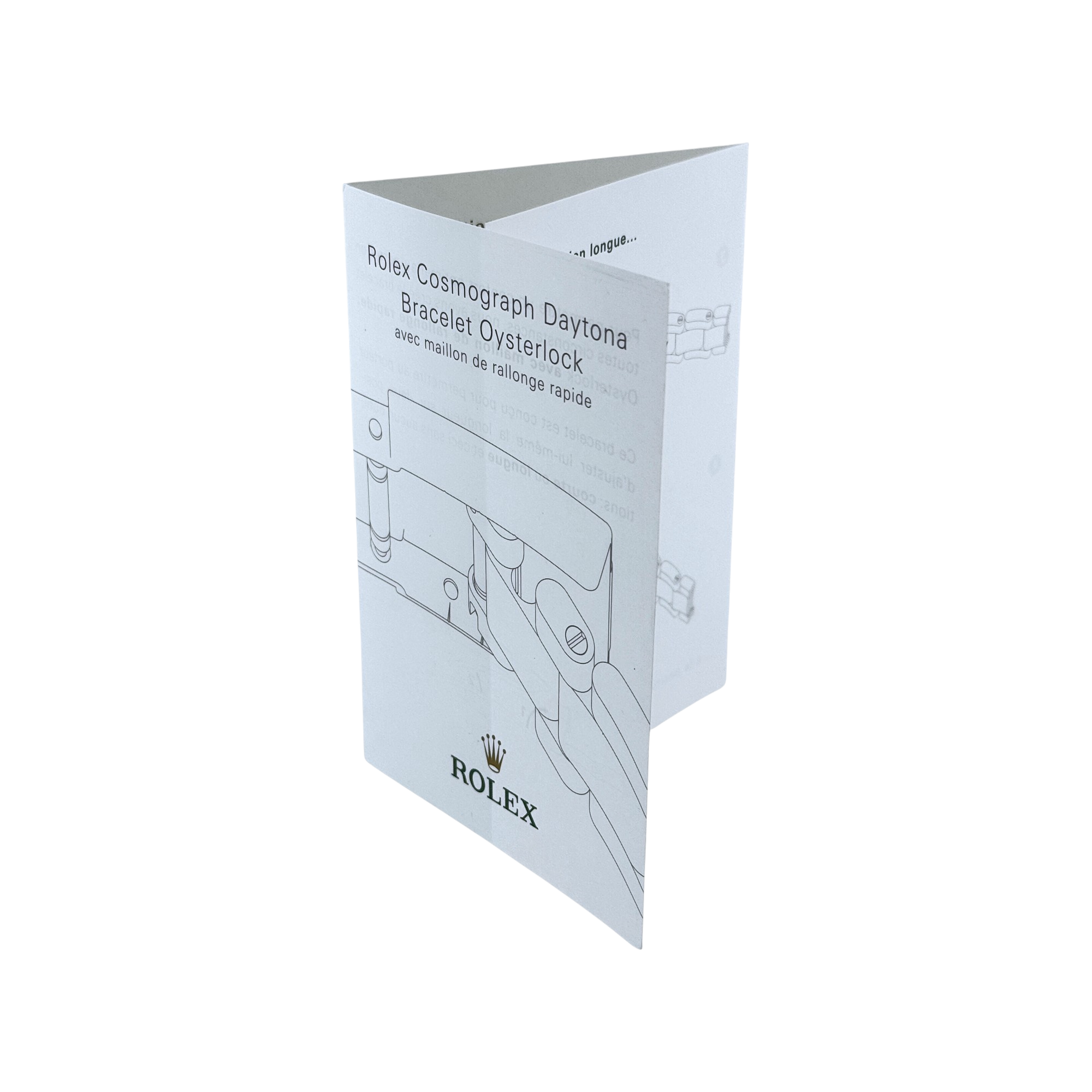 Rolex Daytona Handbuch Anleitung booklet Französisch Ref. 555.01 Fr - 11.2007