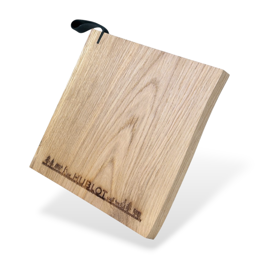 Hublot Schneidebrett aus Holz Braun 25x24 cm